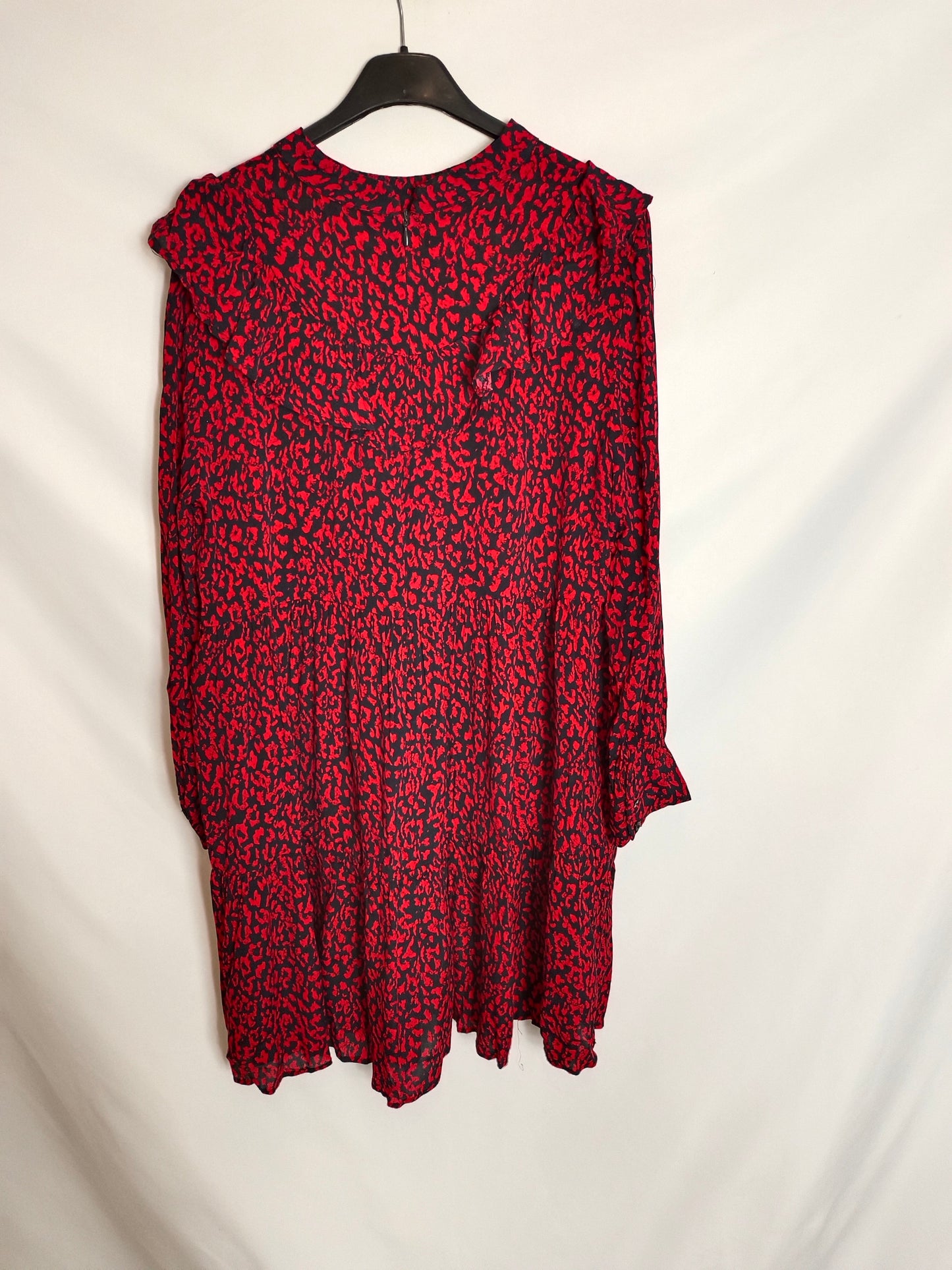 ZARA. Vestido corto print T.m