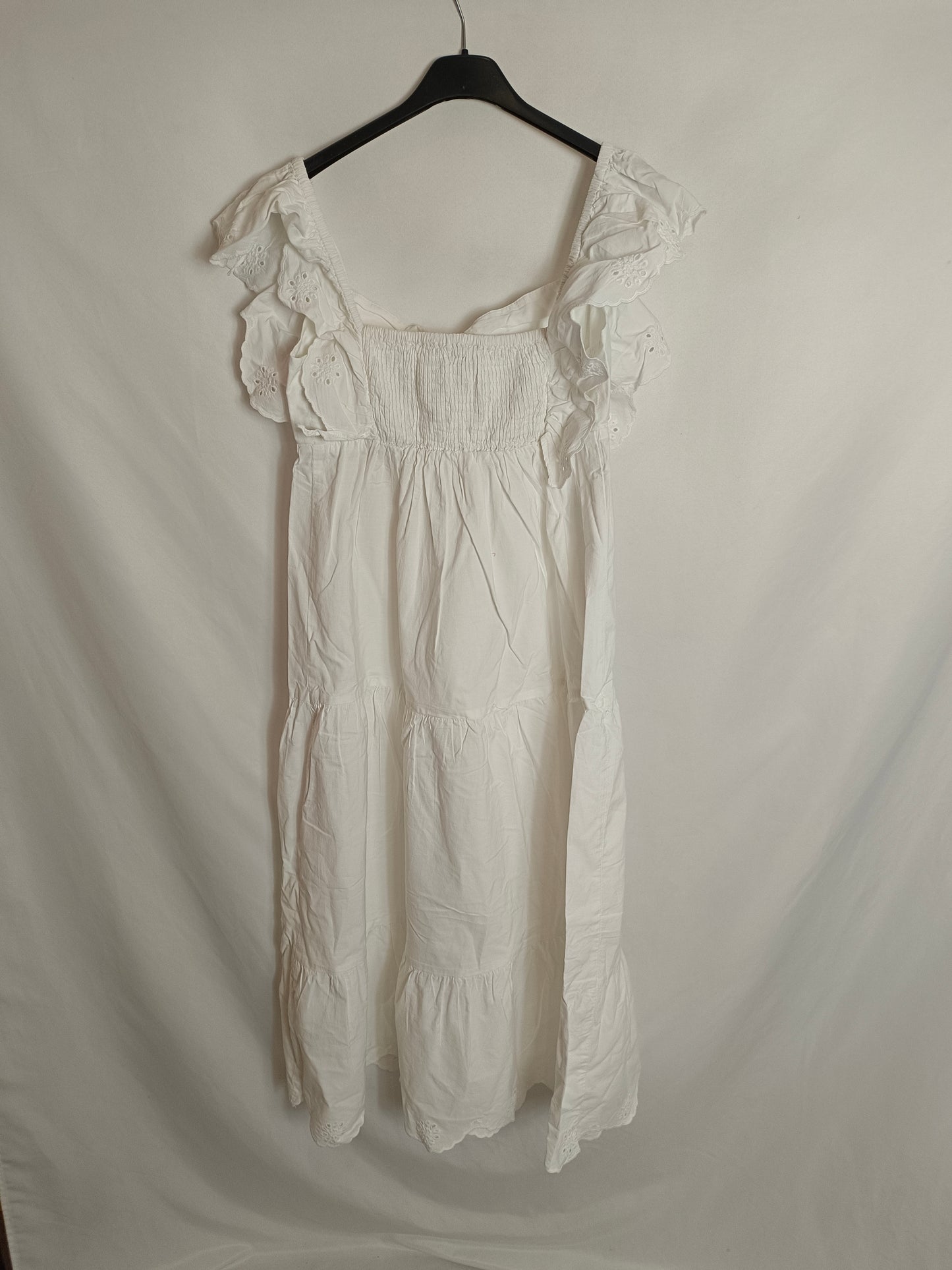 ZARA. White midi dress Tm