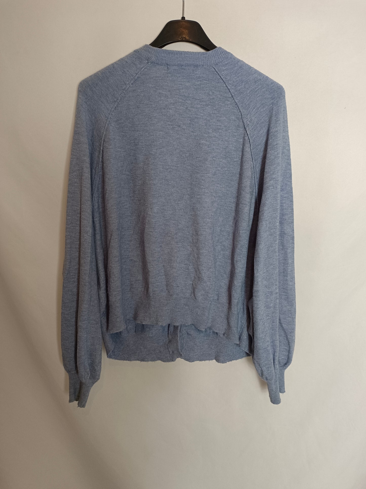 PULL&BEAR. Rebeca azul cortita T.m