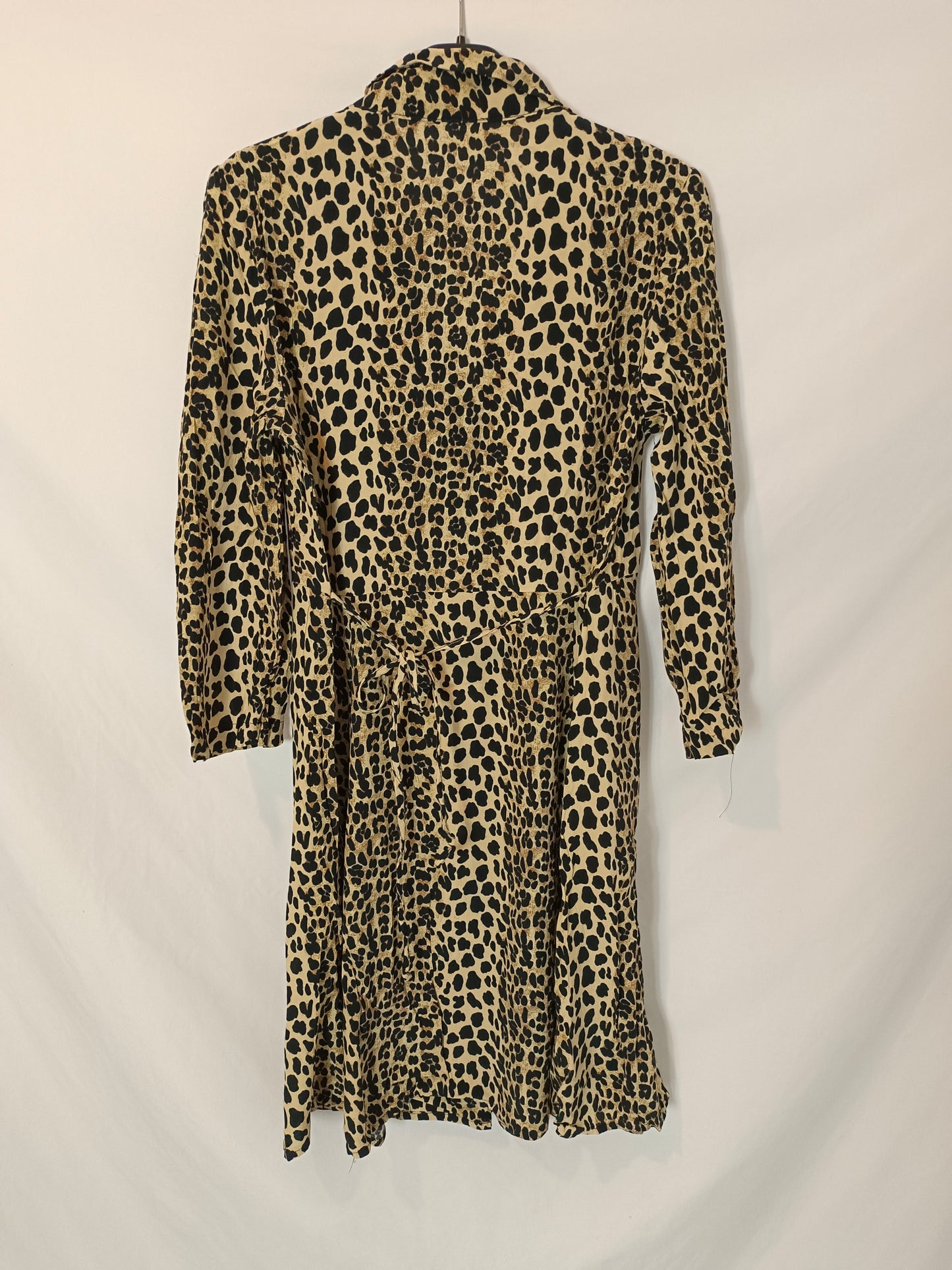 MANGO. Animal print shirt dress TM