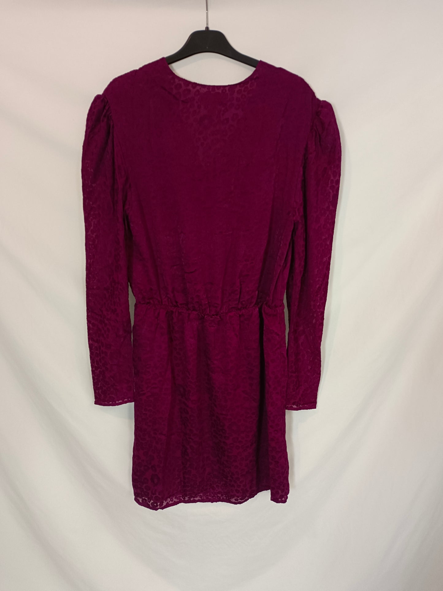 & OTHER STORIES. Burgundy animal print dress, size 38