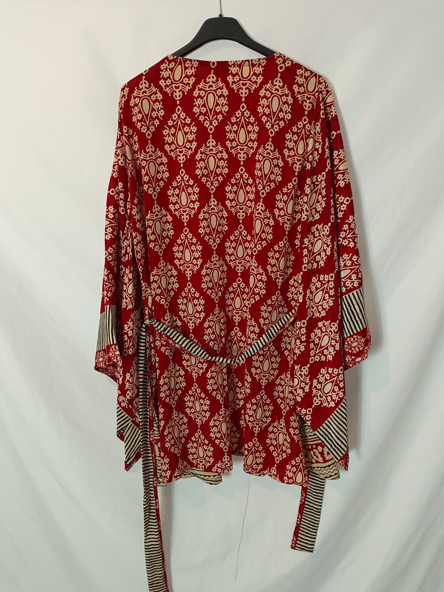 ANISA. Kimono fluido estampado T.m/l