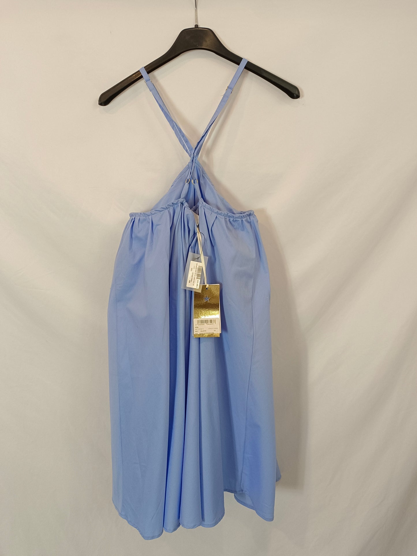 Q GUAPA. Vestido corto azul T.xs