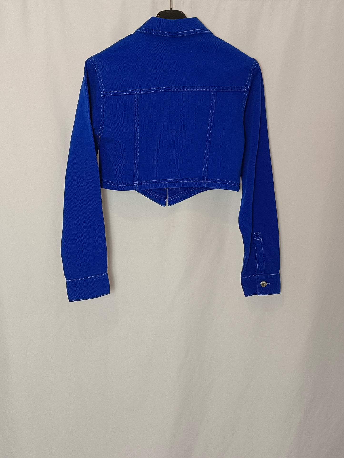 PRIMARK. Cazadora/top denim azul T.36