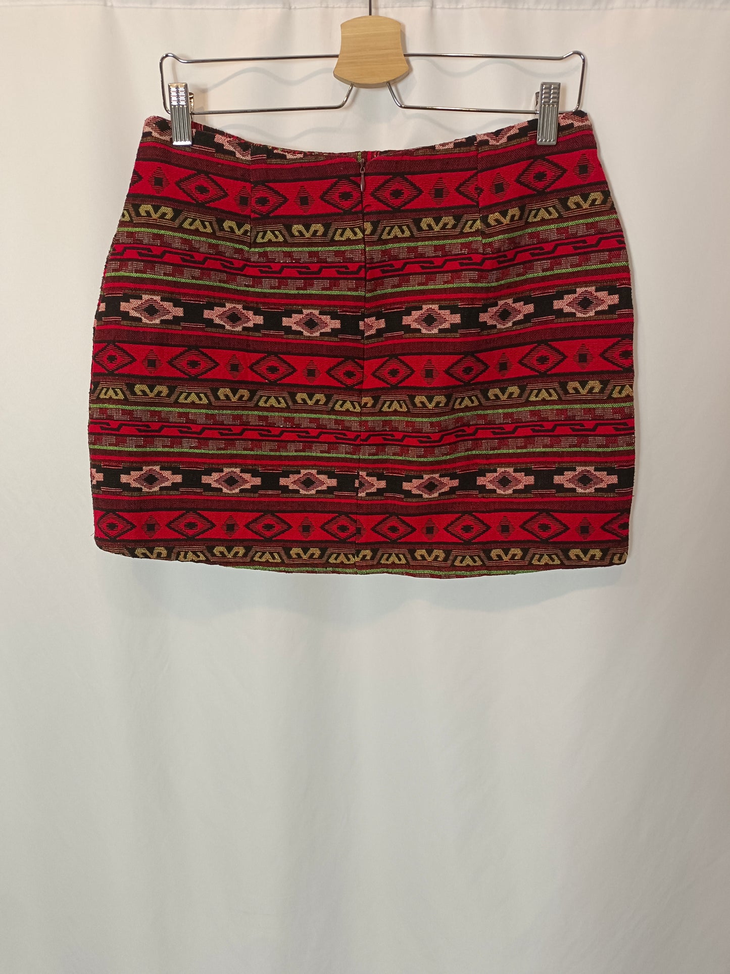 OTHER. Ethnic print textured skirt. TL