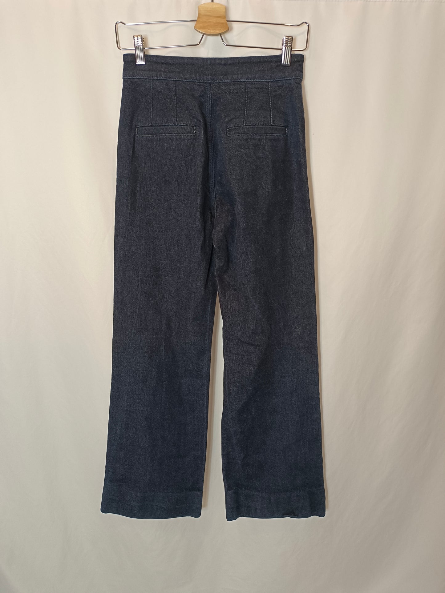 MASSIMO DUTTI. Flared denim pants T.36