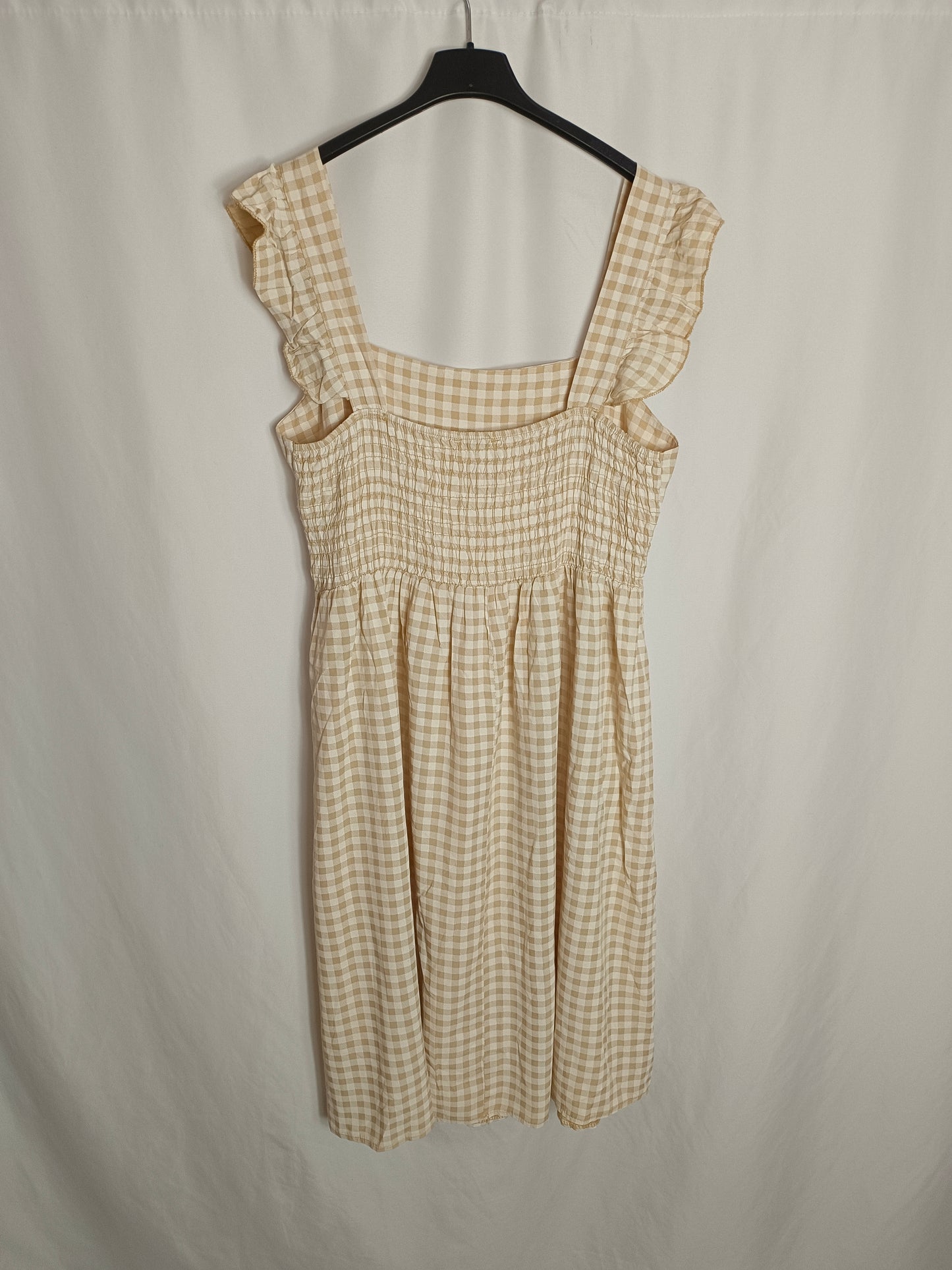 HARMONIES. Short checked dress Tl