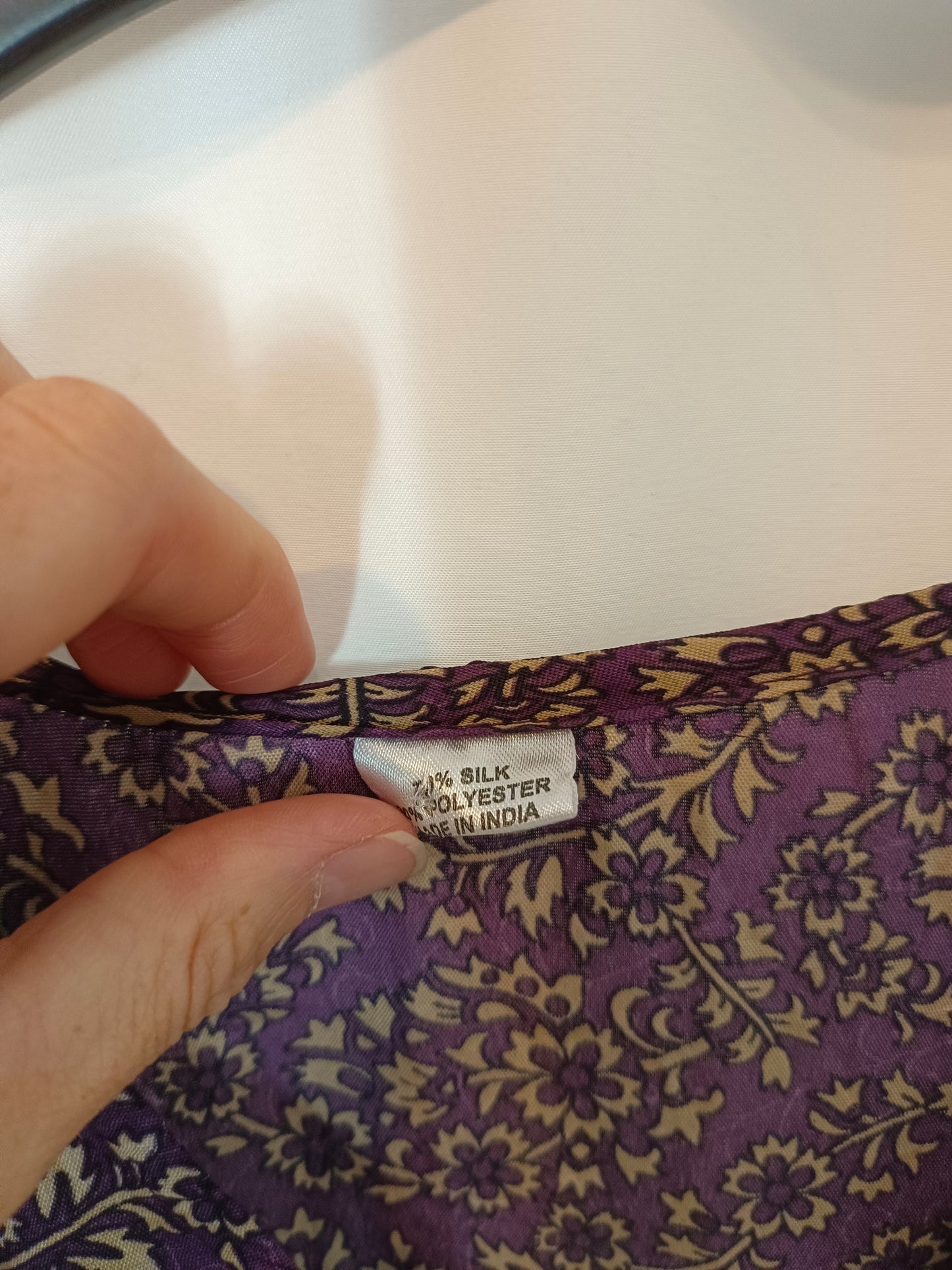 OTHERS. Long silk dress (S/M)