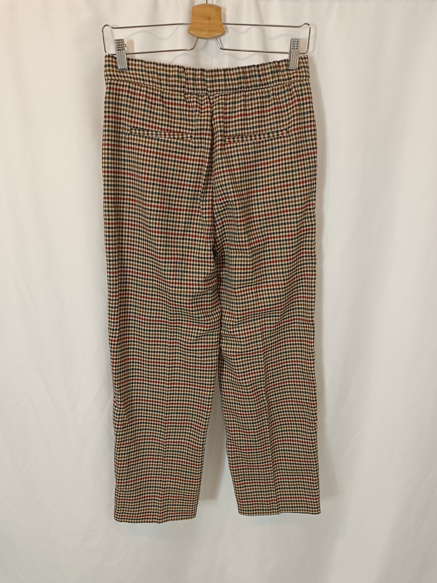 ZARA. Houndstooth Ts trousers