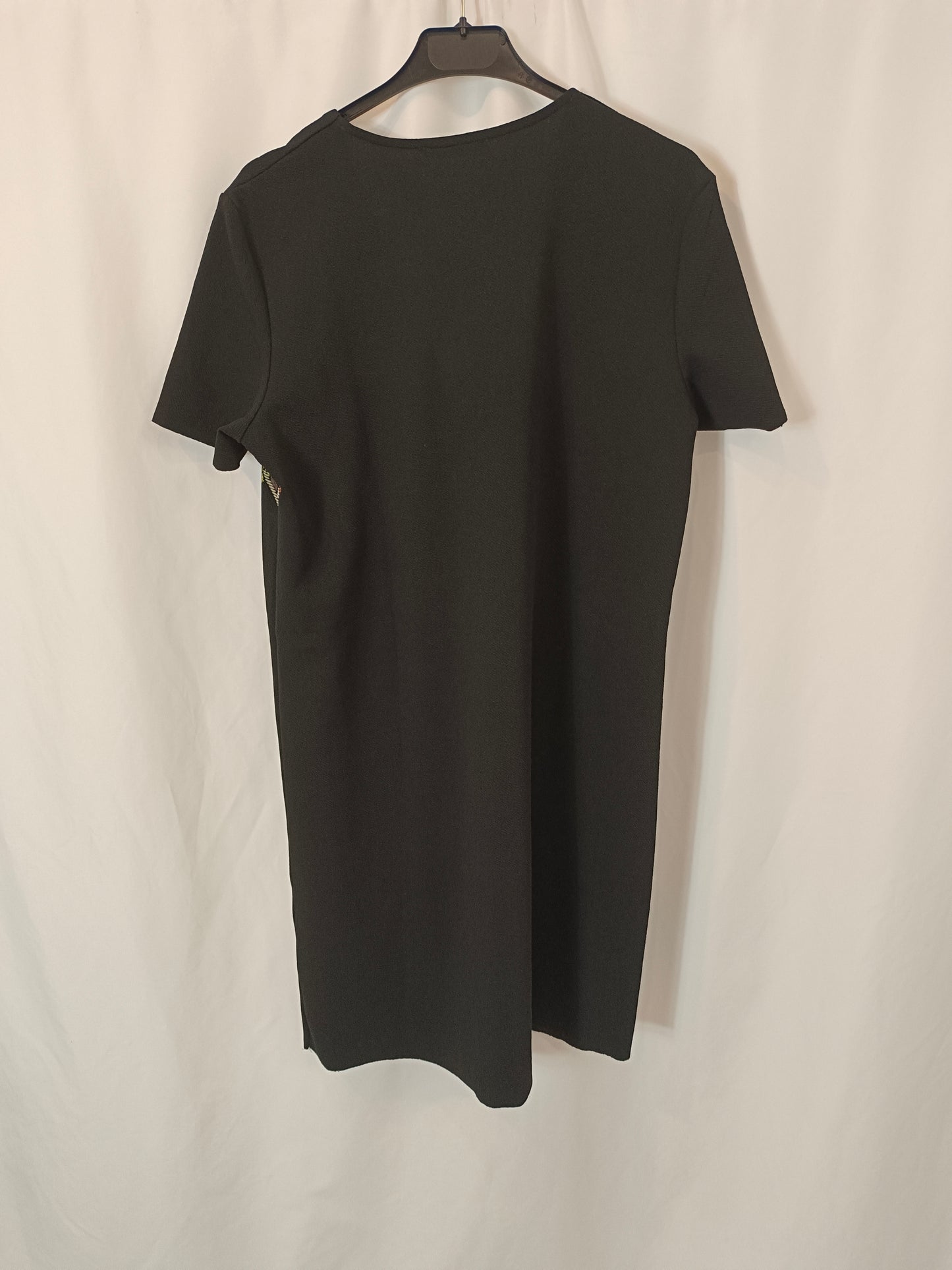 ZARA. Black printed dress Tm