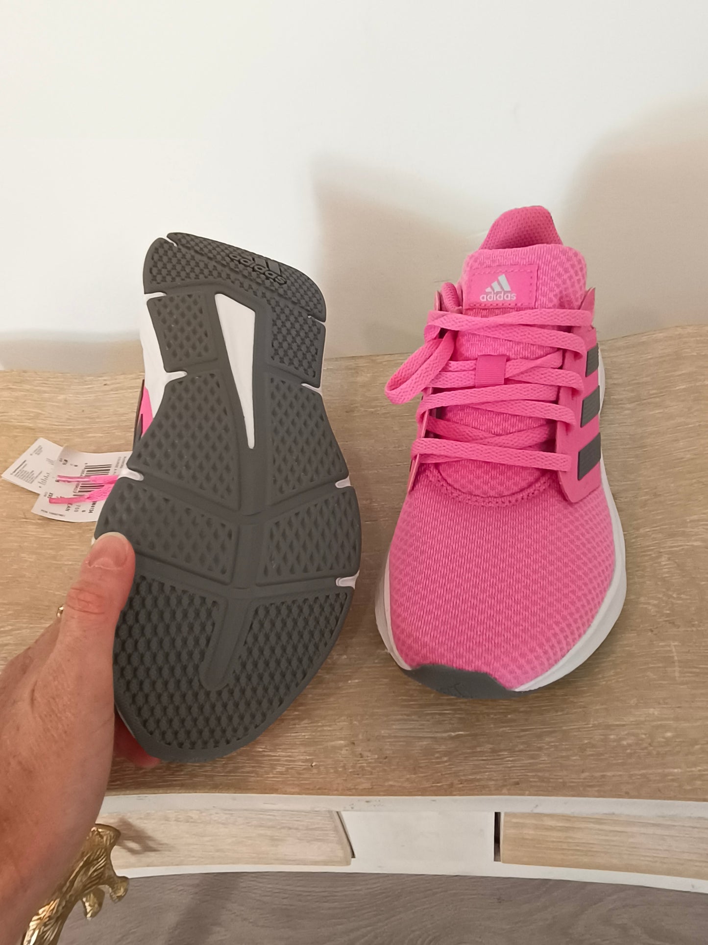 ADIDAS. Pink sneakers size 38