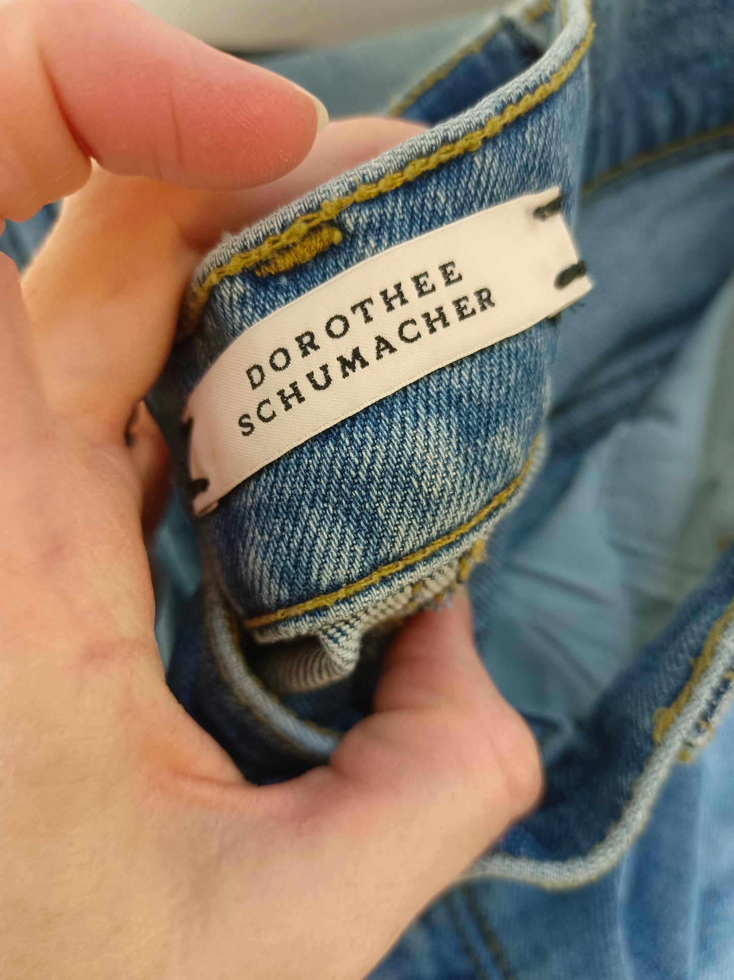 DOROTHEE SCHUMACHER. Pantalón denim recto Tu(38)