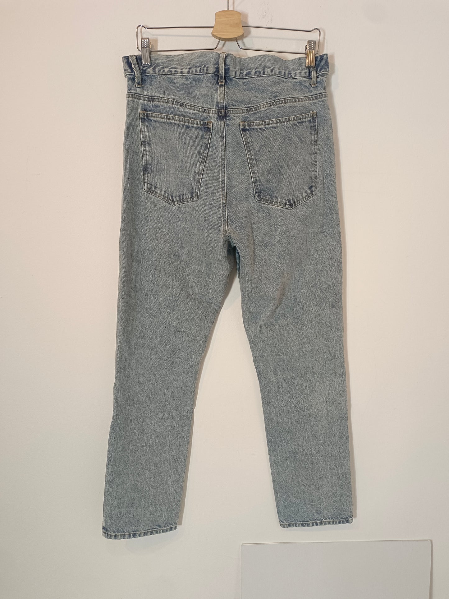 BLUYINS. Pantalón denim efecto desgastado T.u(42)