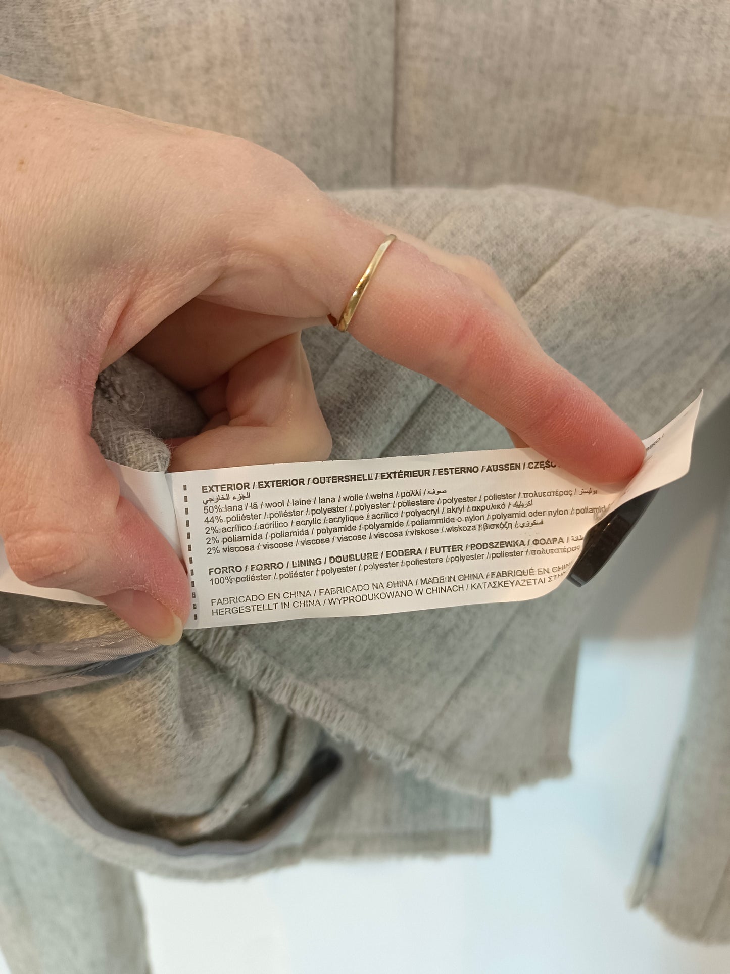 SFERA. Heathered gray Ts jacket