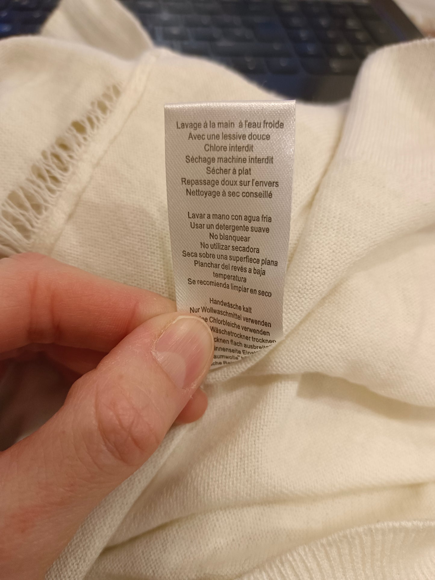 ZADIG& VOLTAIRE. Chaleco beige rotos T.s