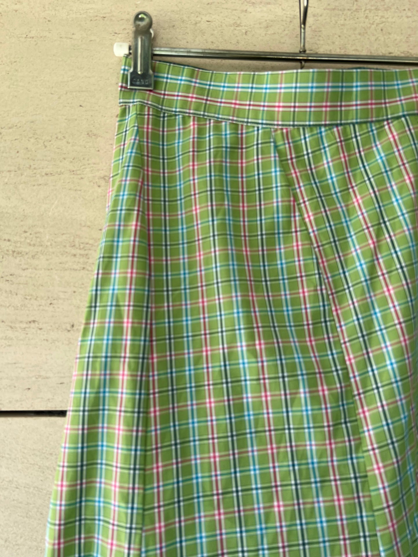 WEARITBE. Falda larga cuadros T.34