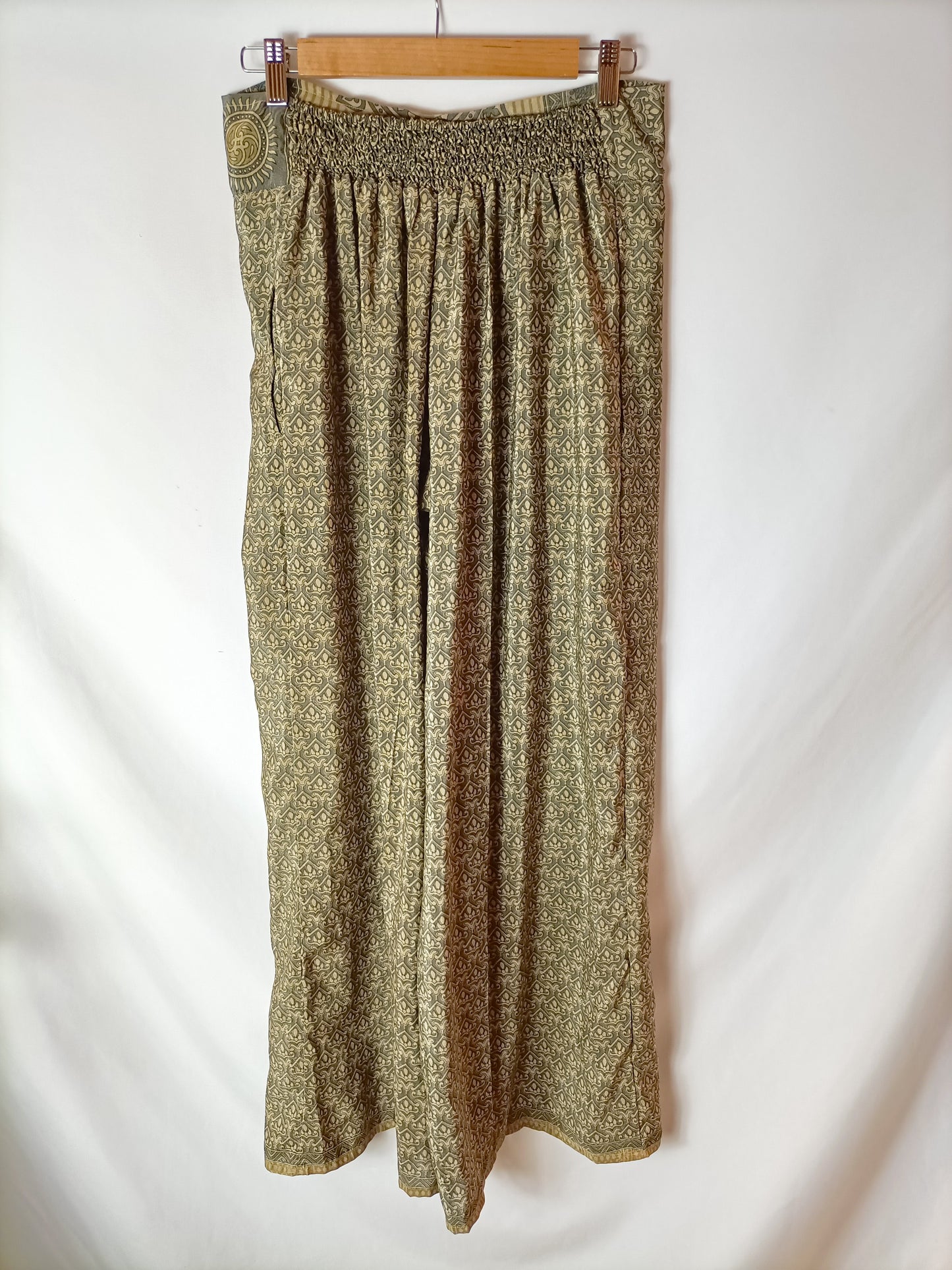 OTRAS. Pantalón ancho seda T.u(m)