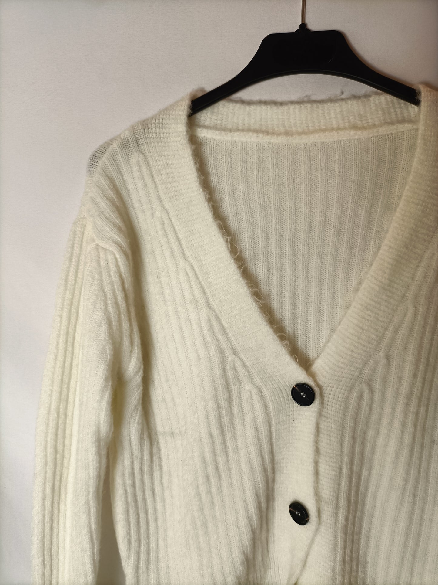 OTRAS. Jersey blanco abotonado Tu(s)