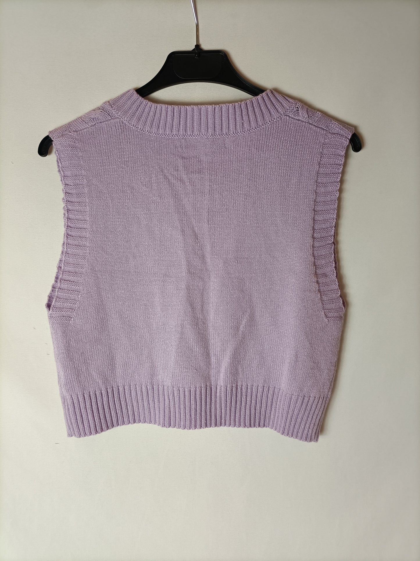 SHEIN. Chaleco lila ochos T.s