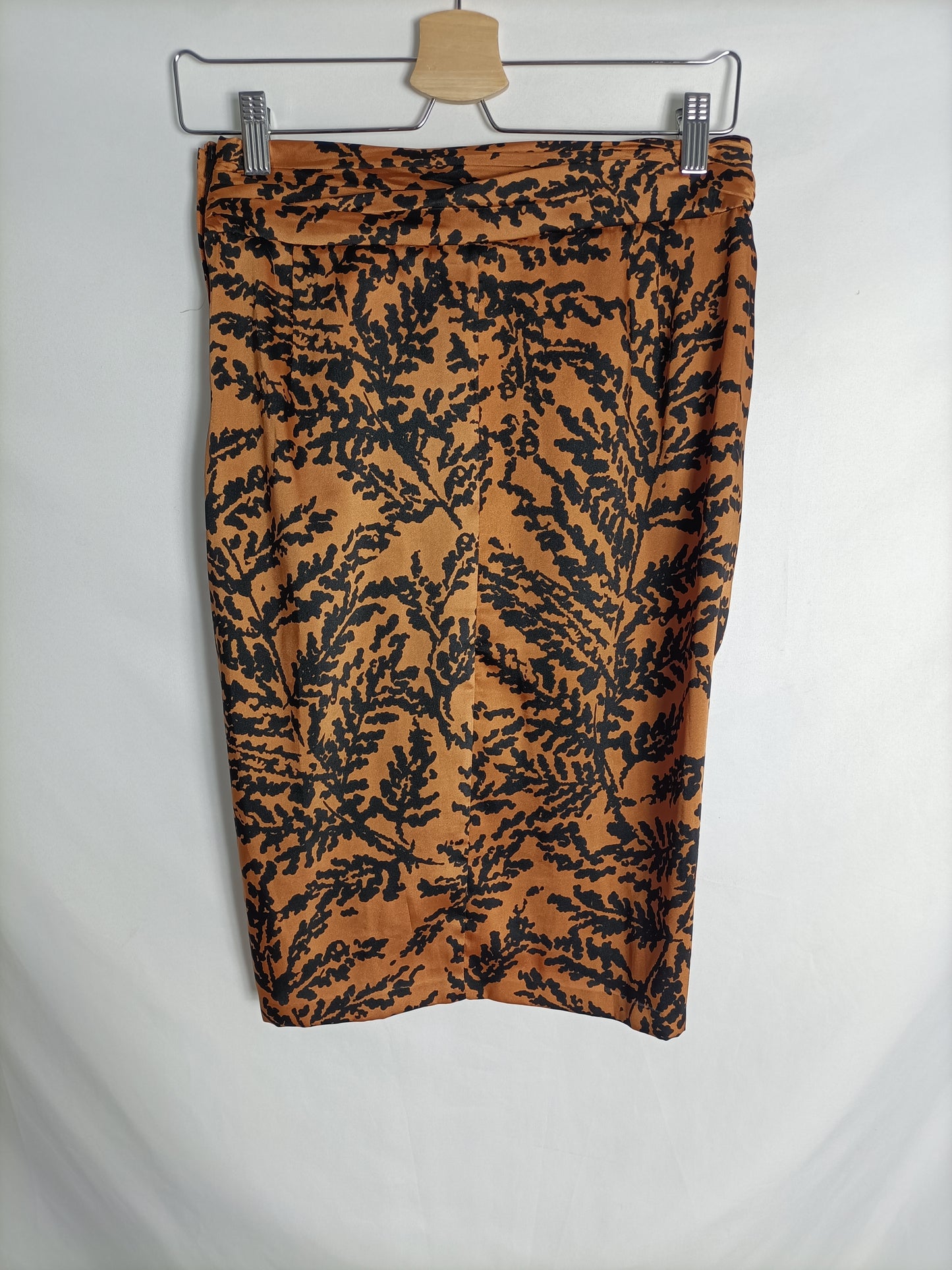 ZARA. Printed tile skirt Ts