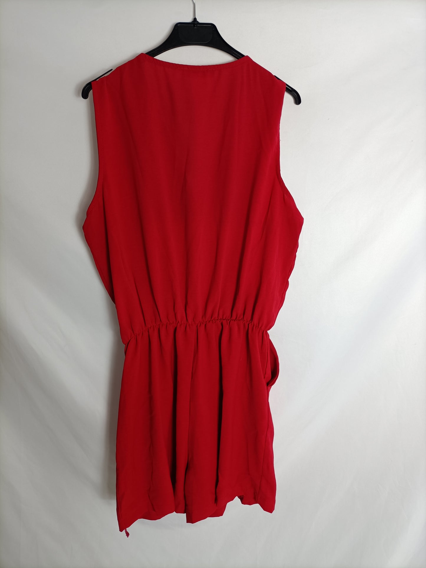 VALENTINA. Short red jumpsuit TL