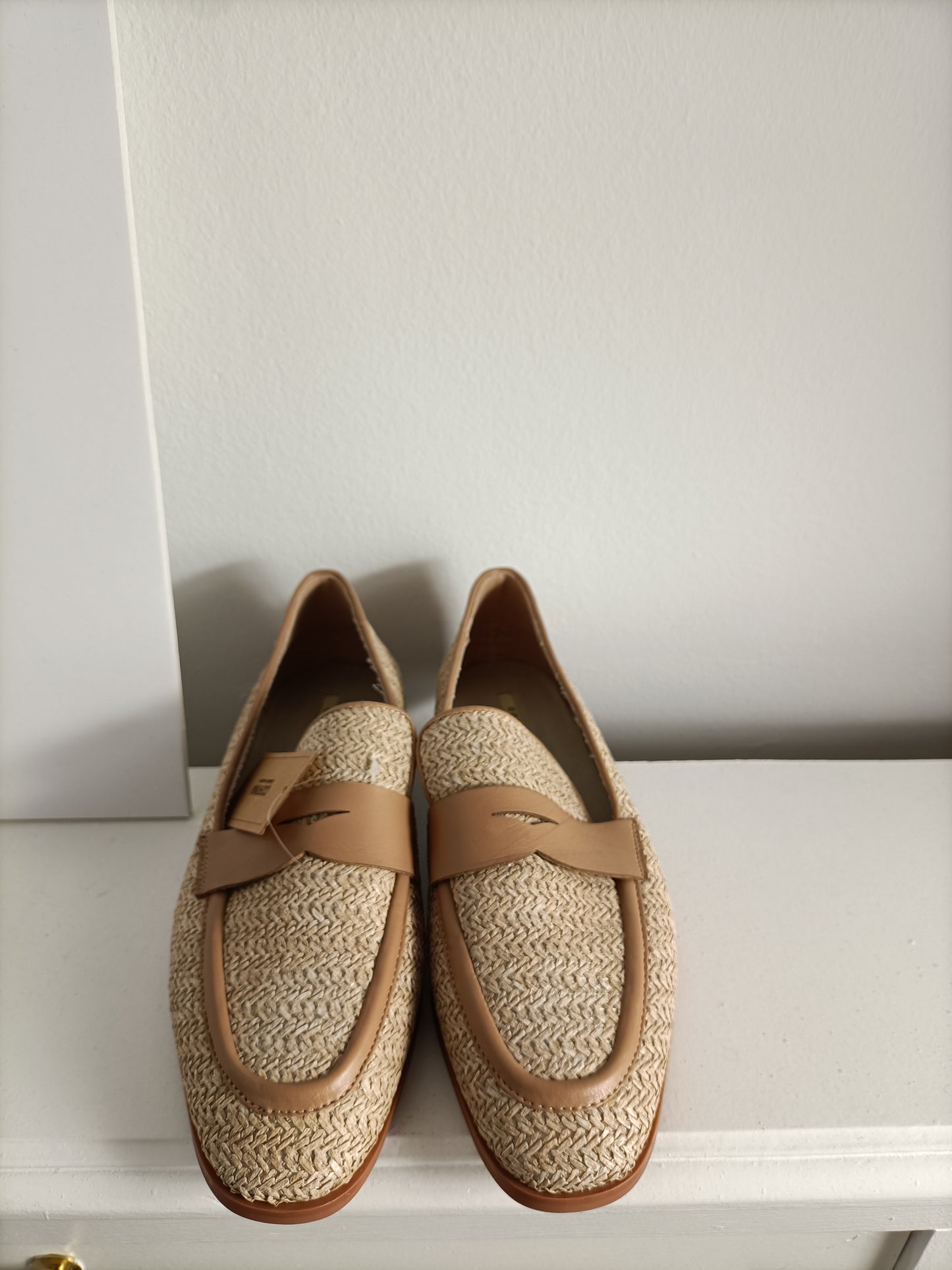 CORINA. Mocasines rafia t. 39