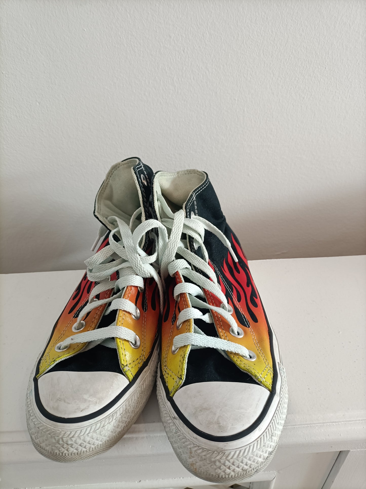 CONVERSES. Zapatillas negra llama T.38