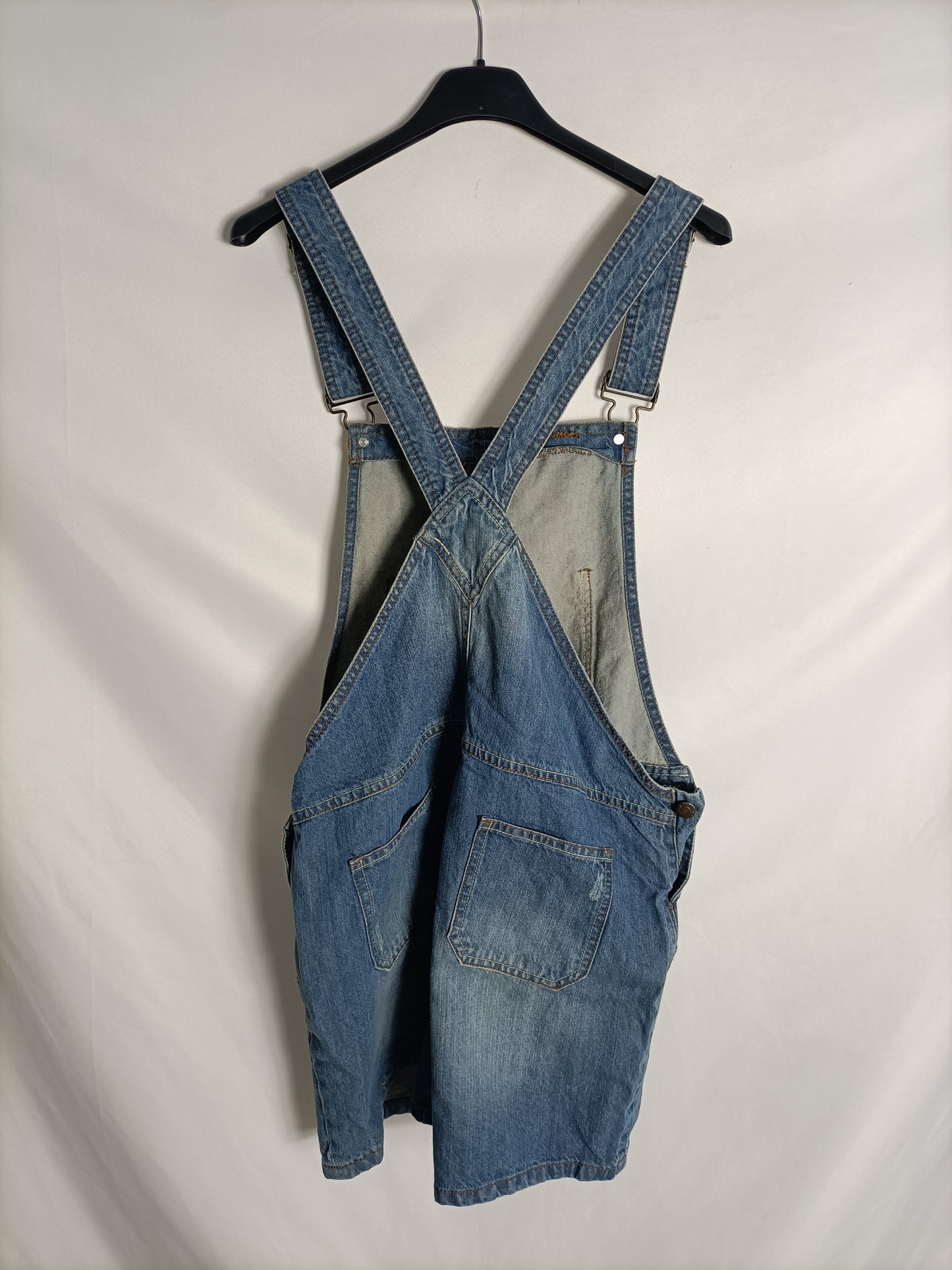 SMARA. Short denim dungarees, size 38