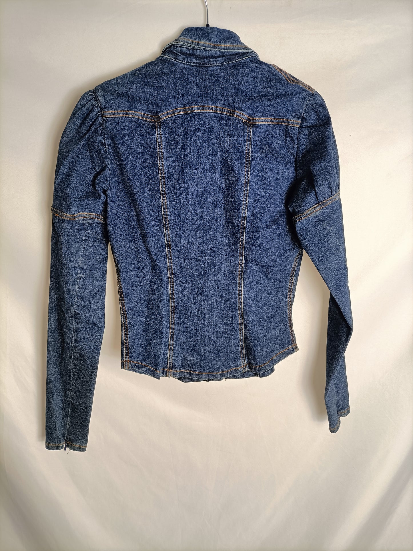 PLEIN SUD. Vintage denim shirt S.42(xs)
