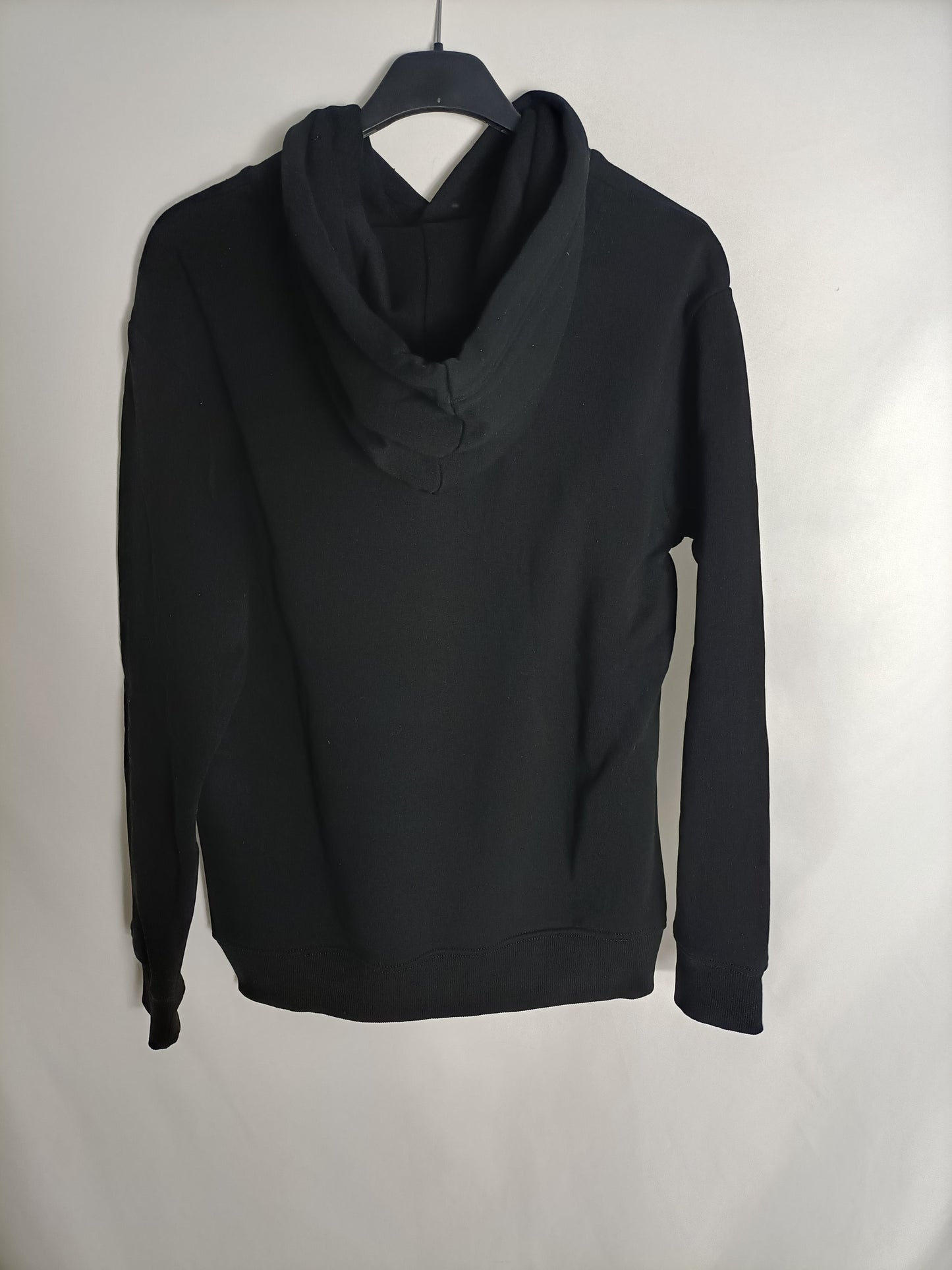 H&M. sudadera negra capucha T.xs
