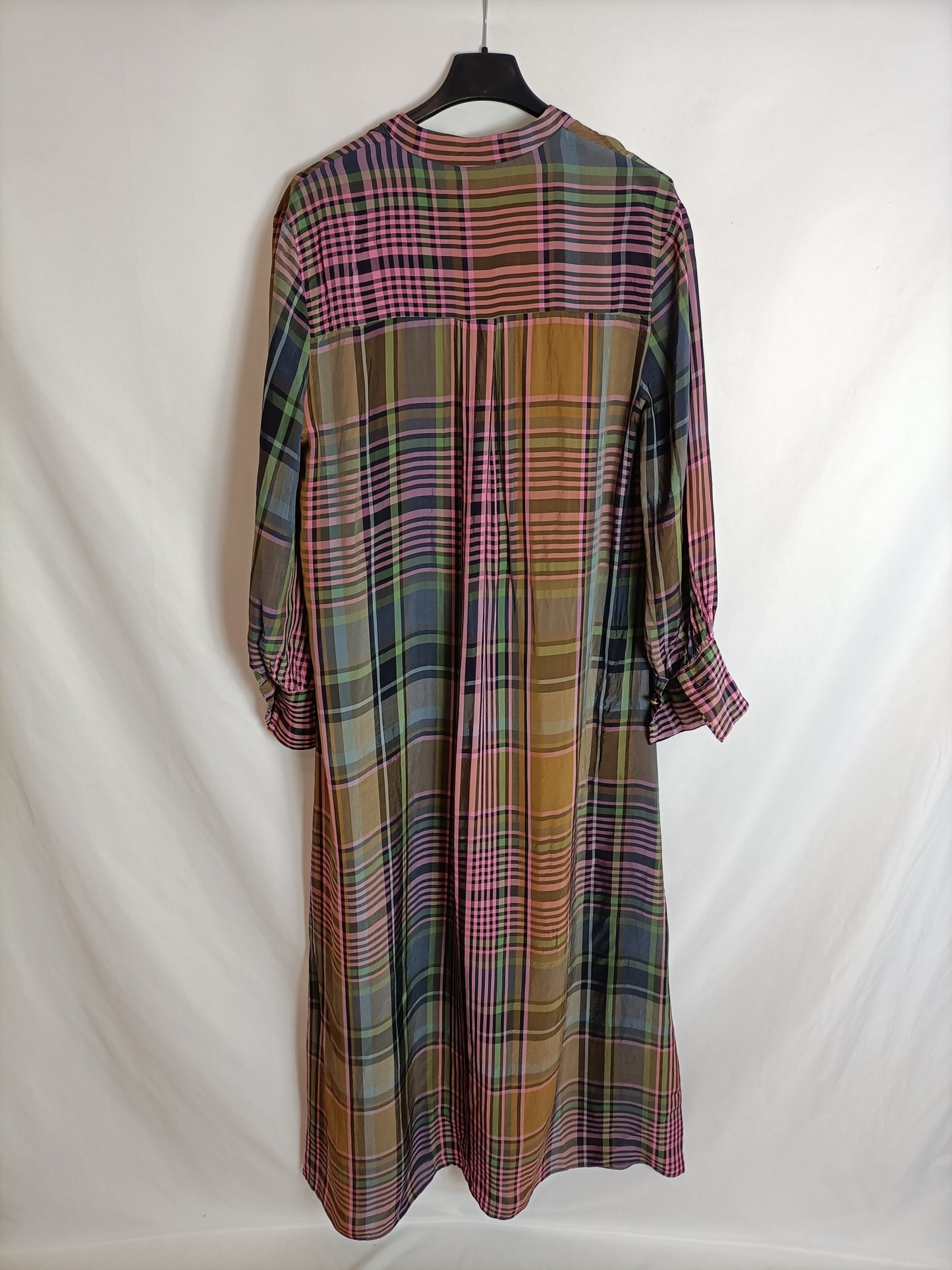ZARA. Checked Ts shirt dress