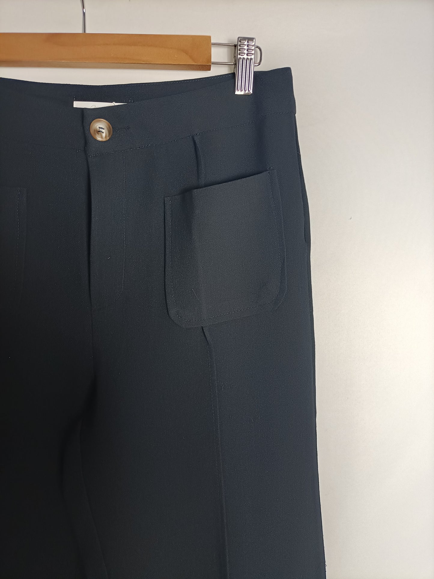 CARLOTA&CO. Blue straight-leg trousers Tl