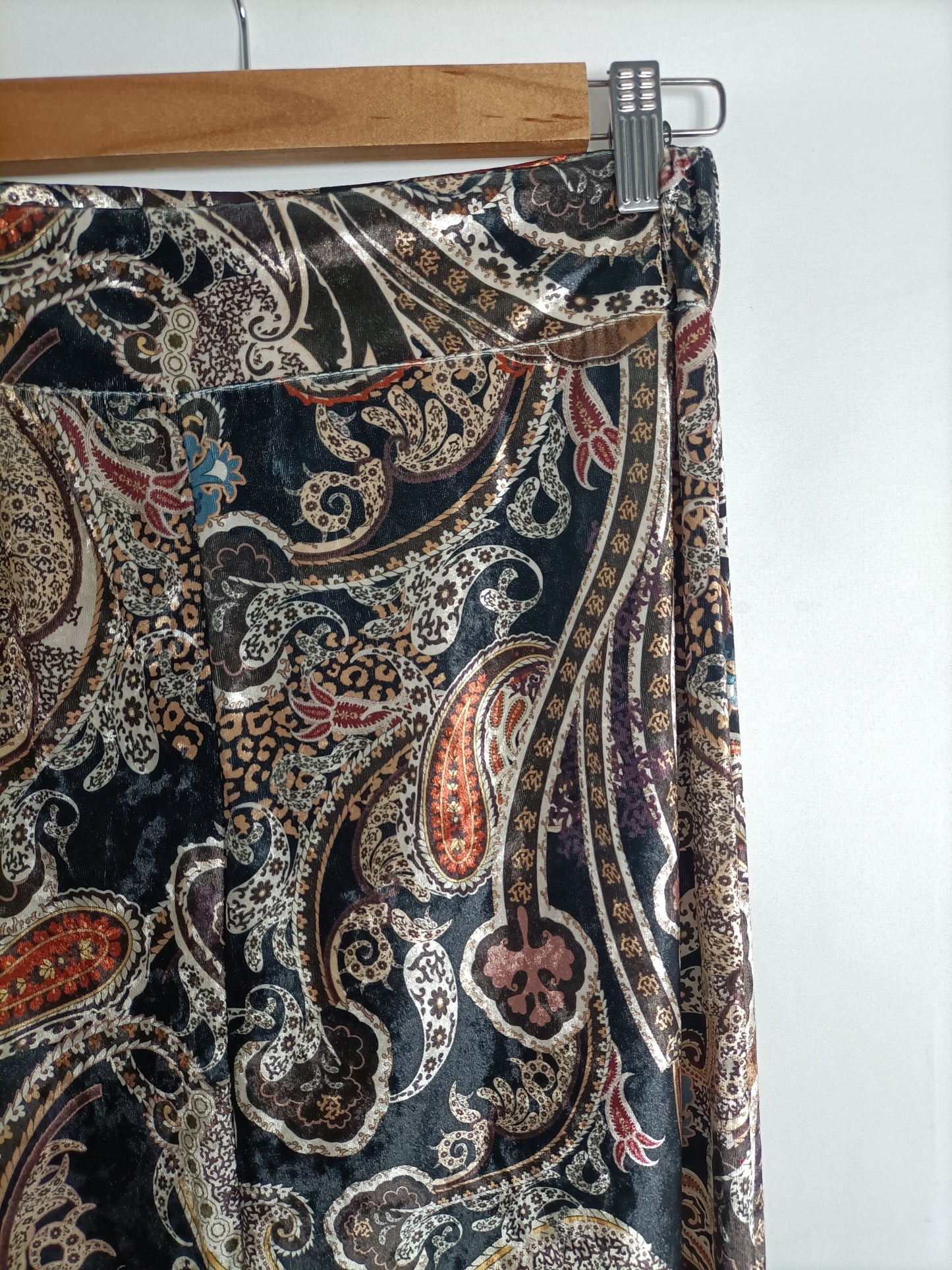 OTRAS. Pantalón estampado terciopelo TU(S)