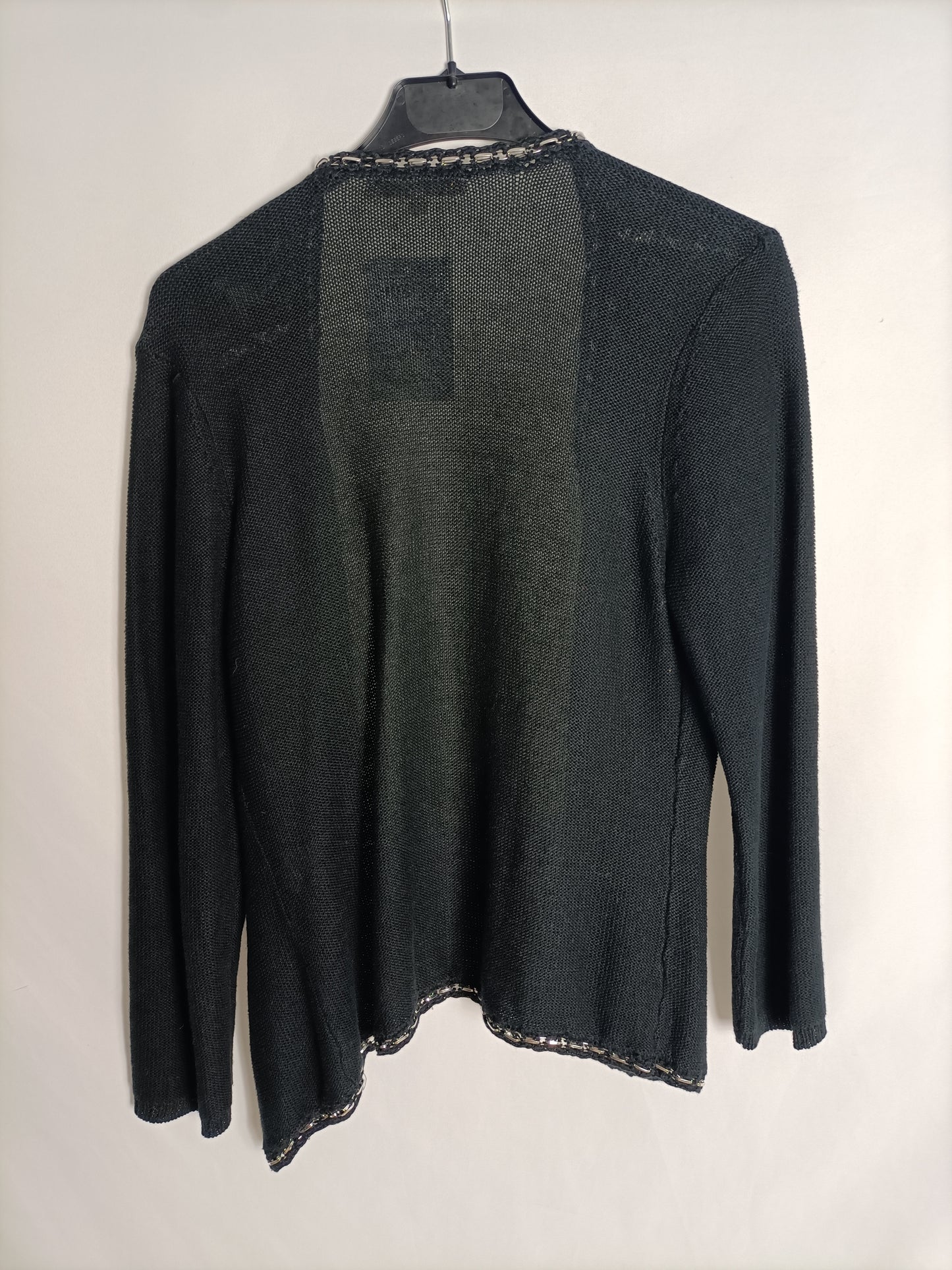 MAJE. chaqueta punto cadena T.s