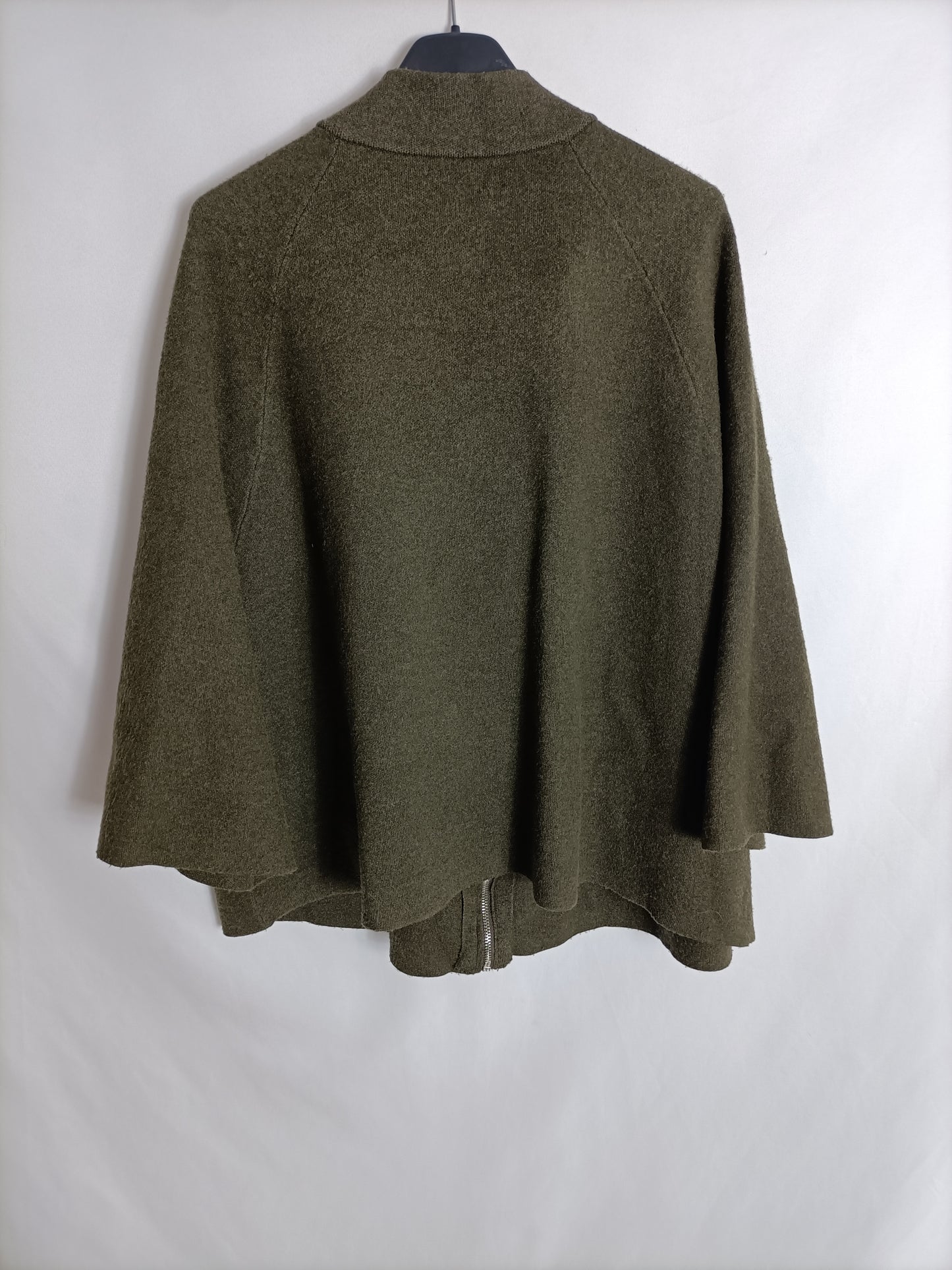 PARFOIS. Chaqueta punto verde TU(S)