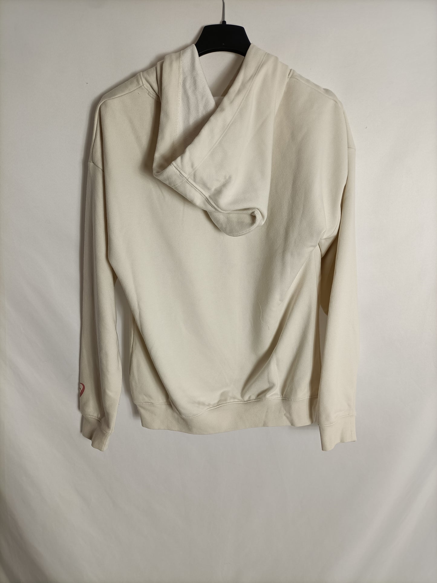 ASICS. Beige hooded sweatshirt Ts