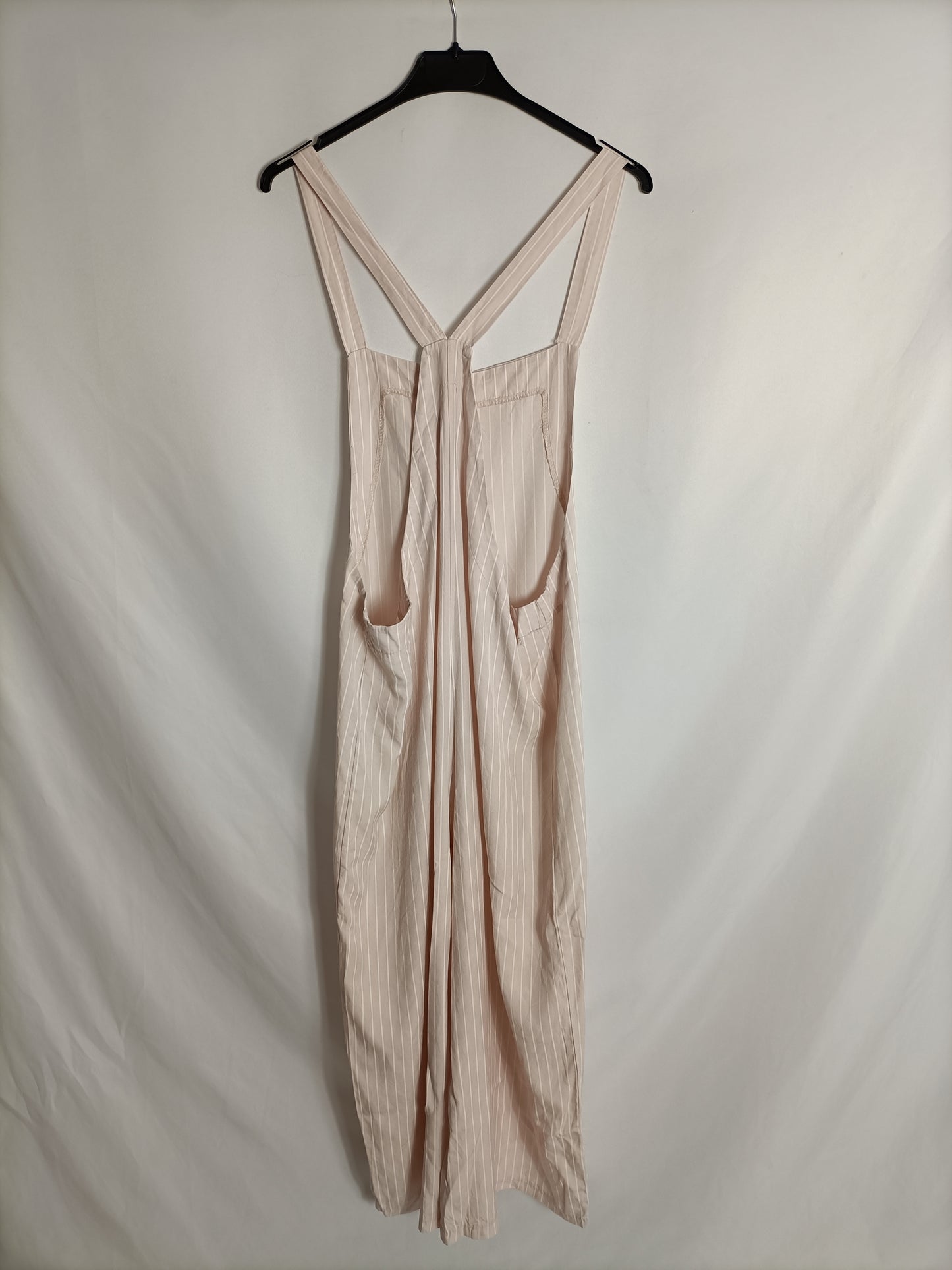 BLUEPINEAPPLE. Striped Long Jumpsuit (S/M)