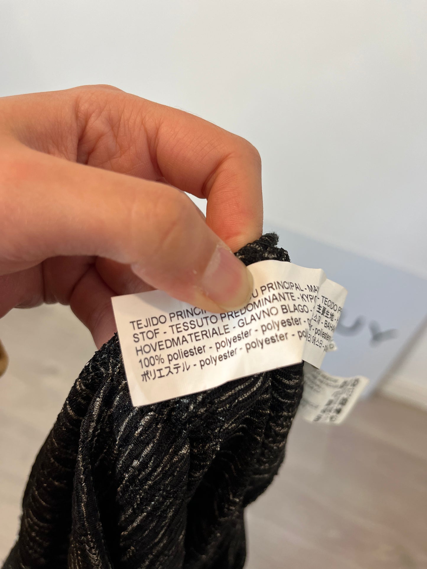 ZARA. Vestido midi flecos. T S