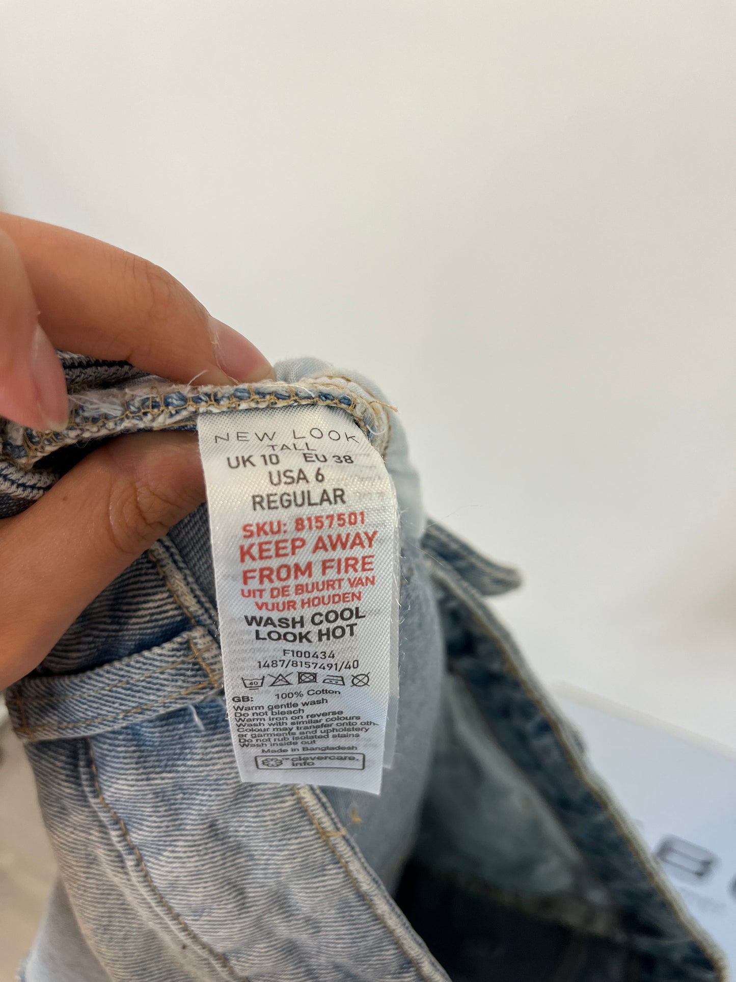 NEW LOOK. Denim short . T 38