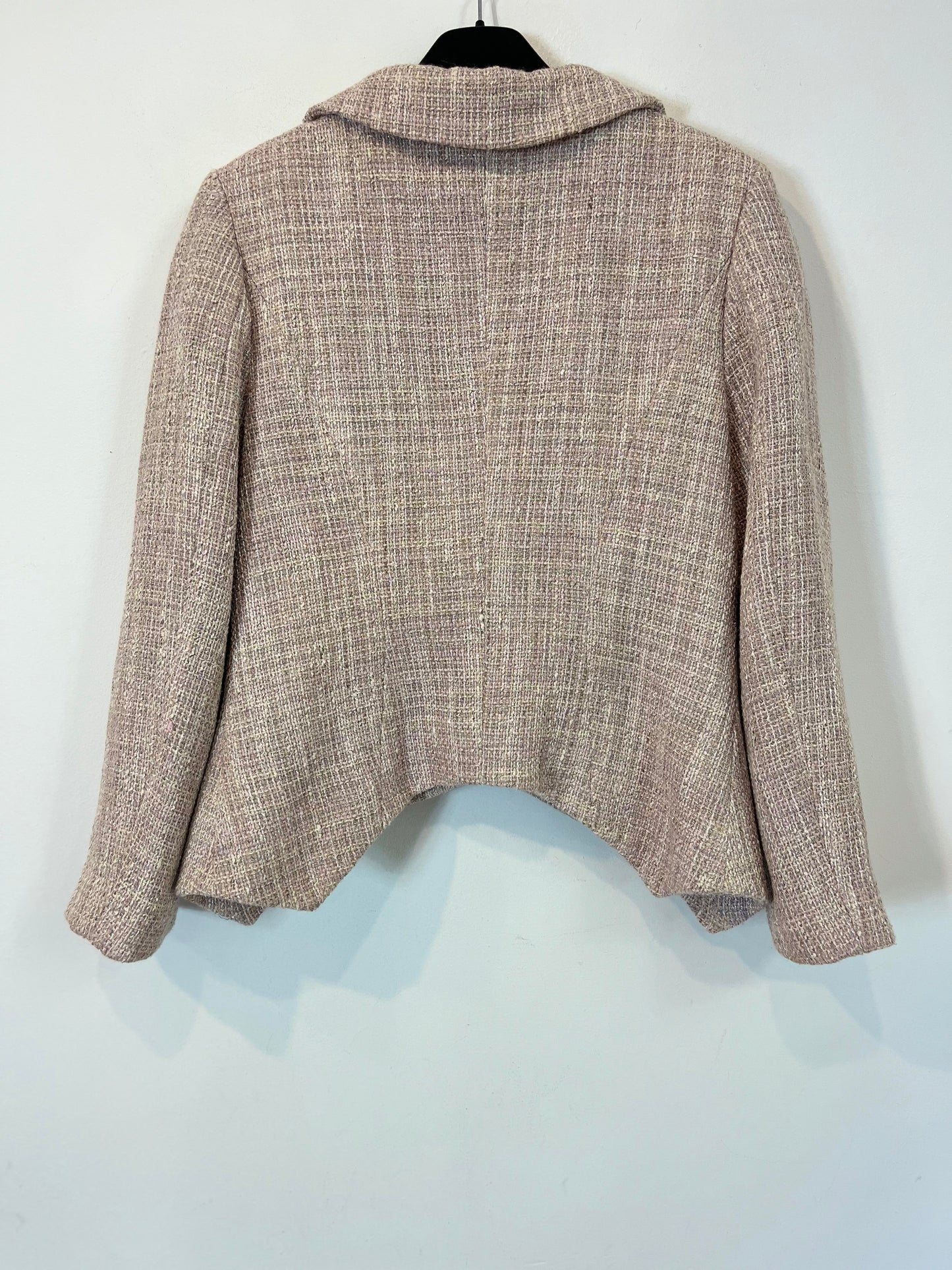 OTHERS. Mauve-toned tweed blazer. TM