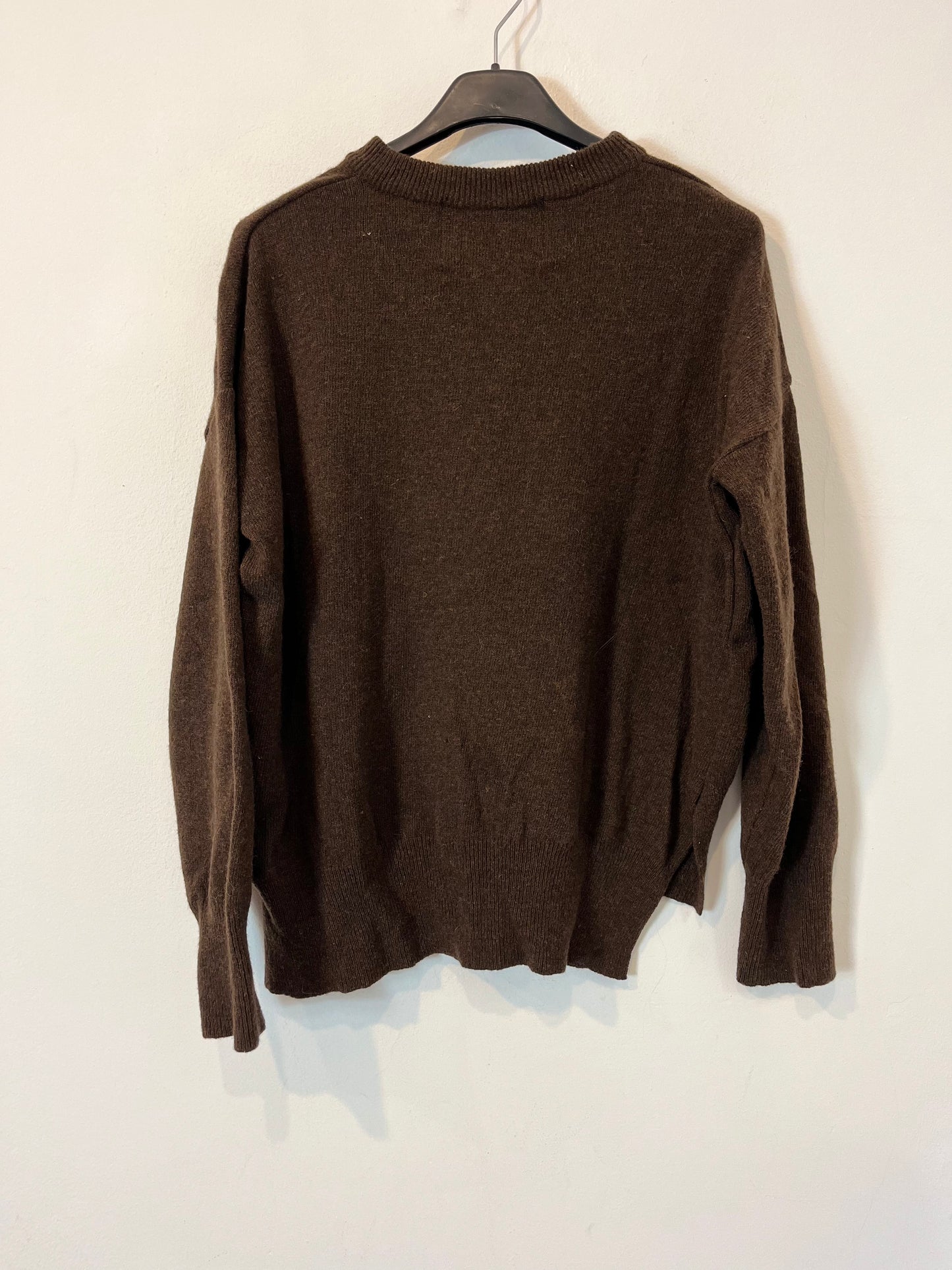 ZUBI. Jersey marrón con lana. T S