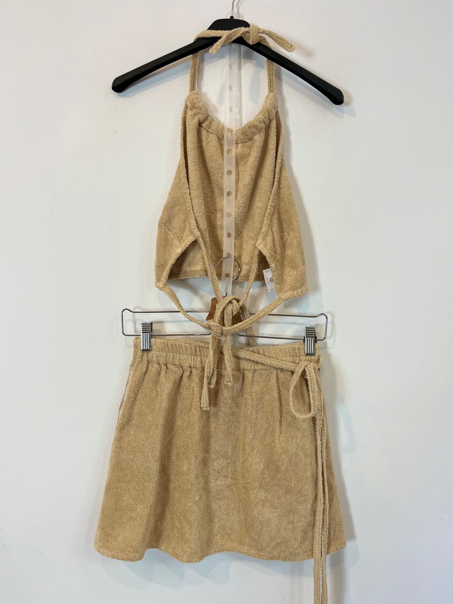 TERRY. Conjunto beige riso. T. xs/s