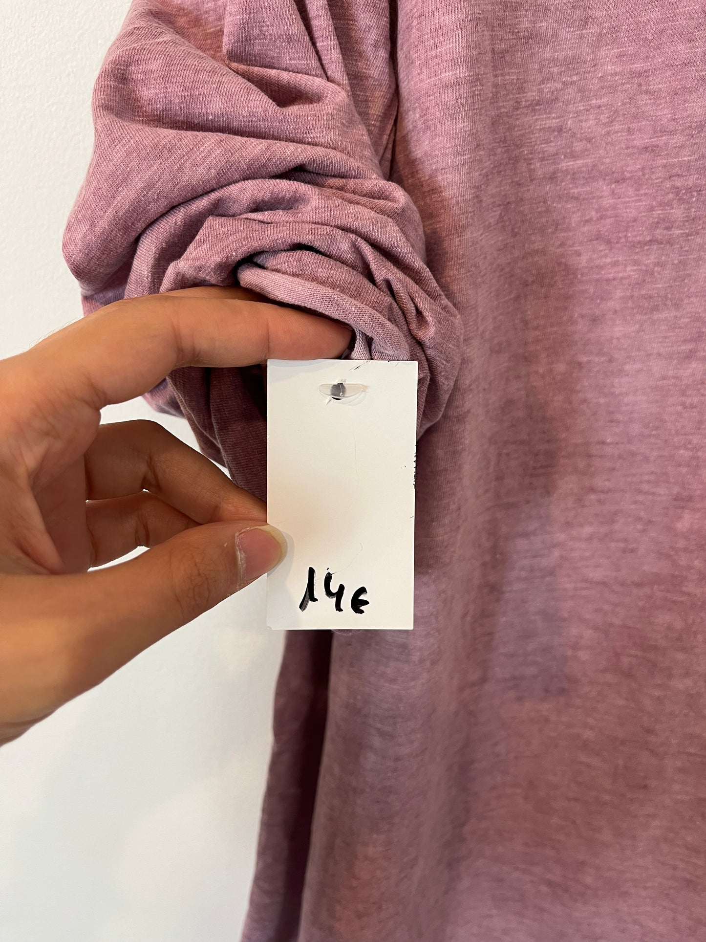 OTRAS. Camiseta algodón detalle cuello. T. S