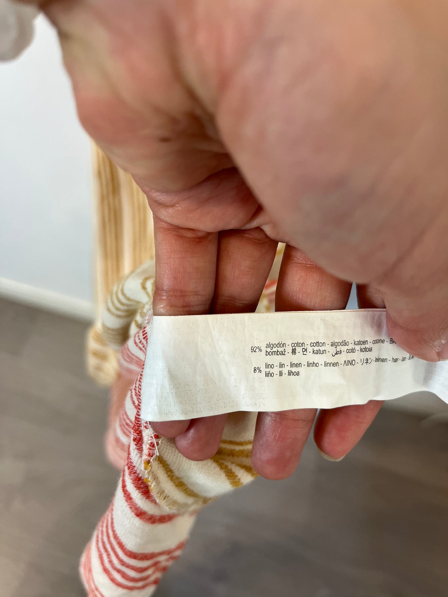 ZARA. Vestido largo rayas. T. M