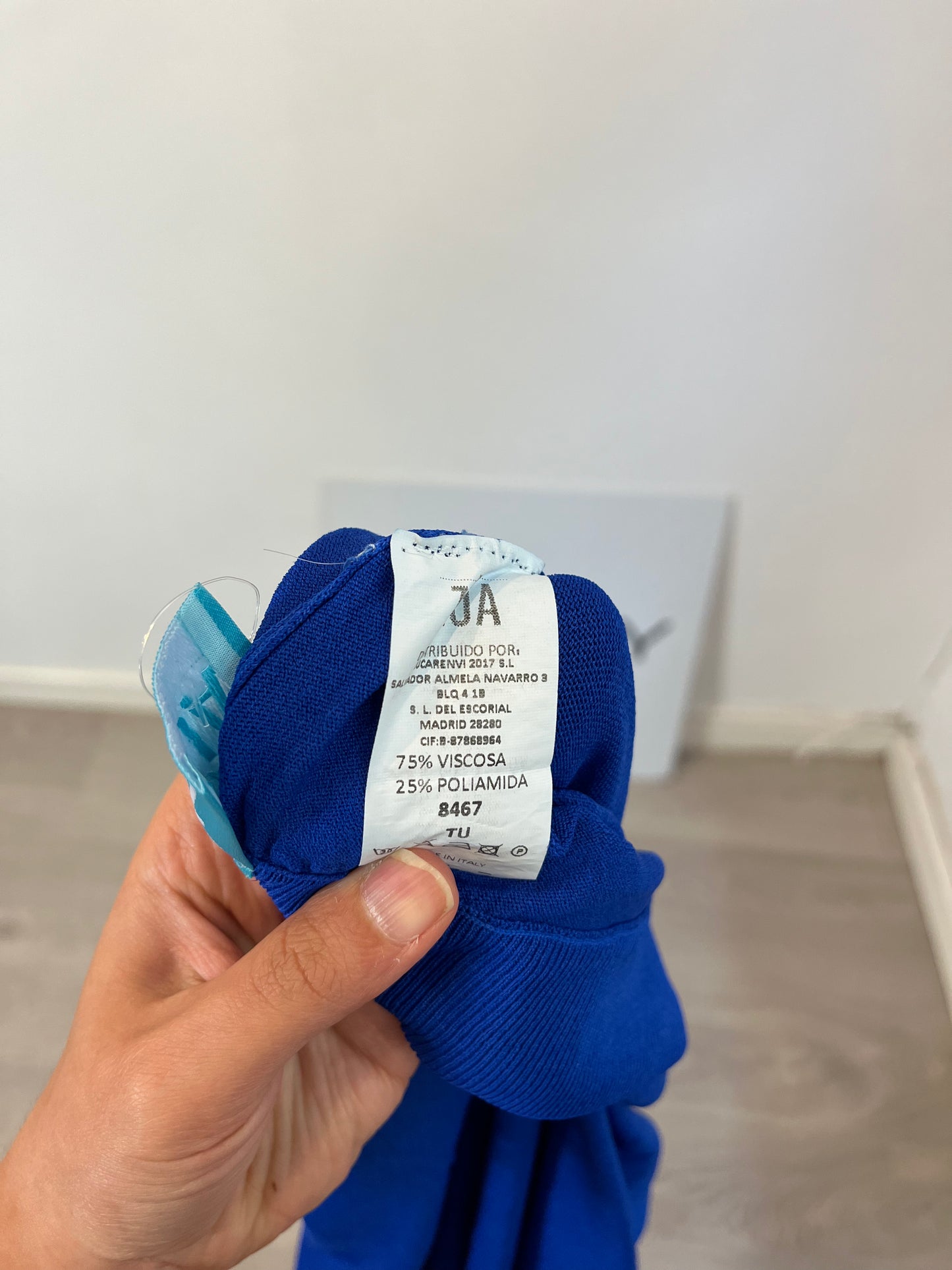 ZÚA. Pantalón punto azul T.u (S)