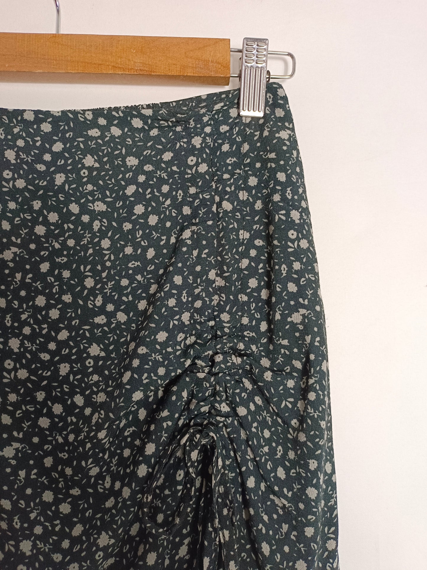 BROWNIE. Falda azul flores T.xs/s