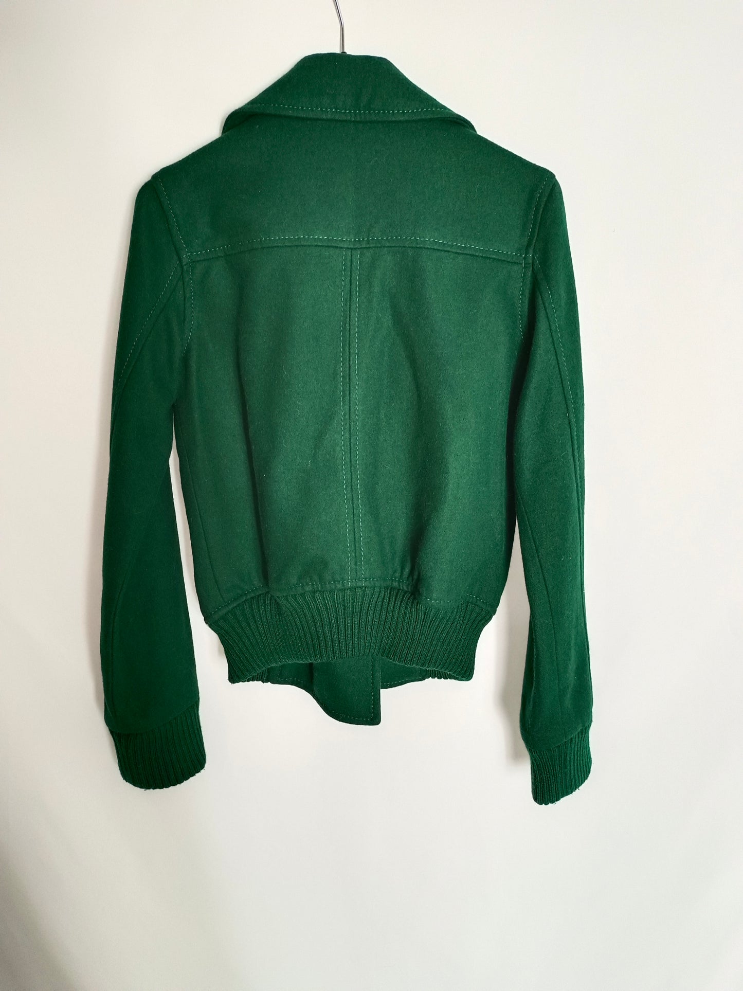 BERSHKA. Green Ts cloth jacket