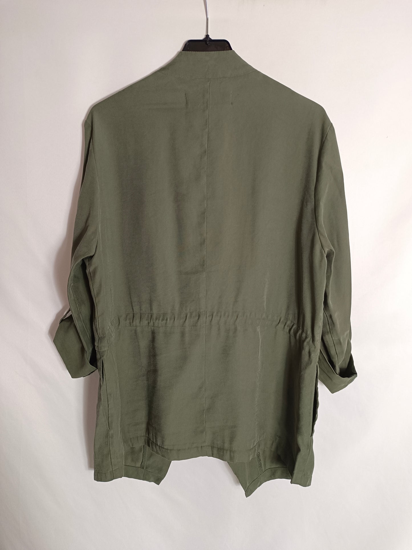 ZARA. Thin green Ts jacket