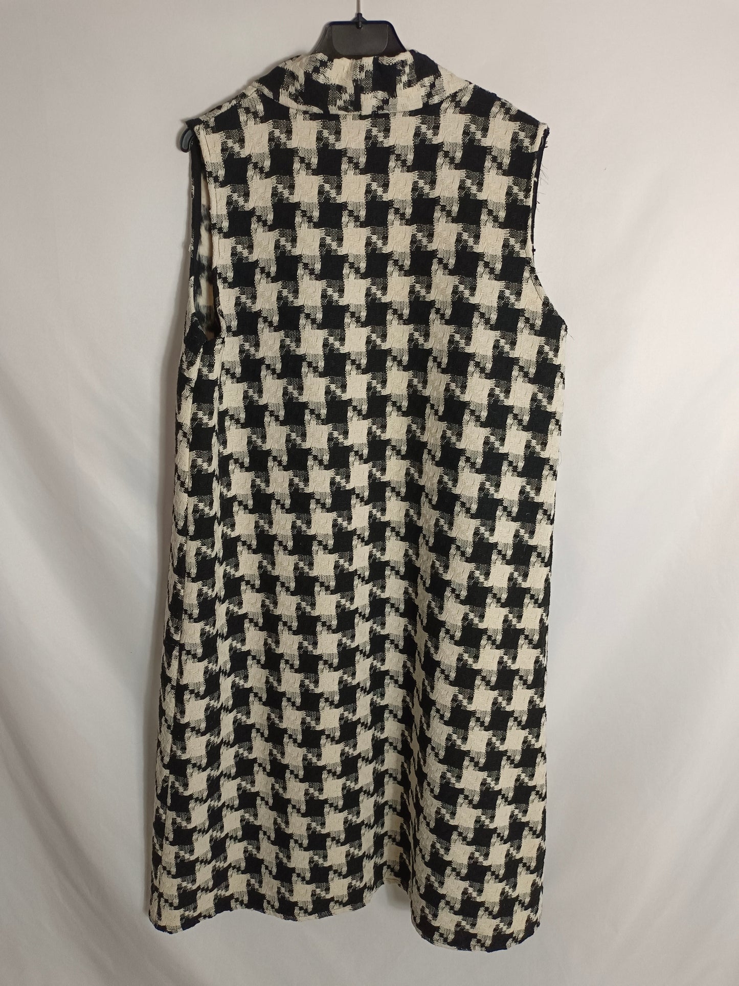 ZUA. chaleco negro pata de gallo TU(s/m)