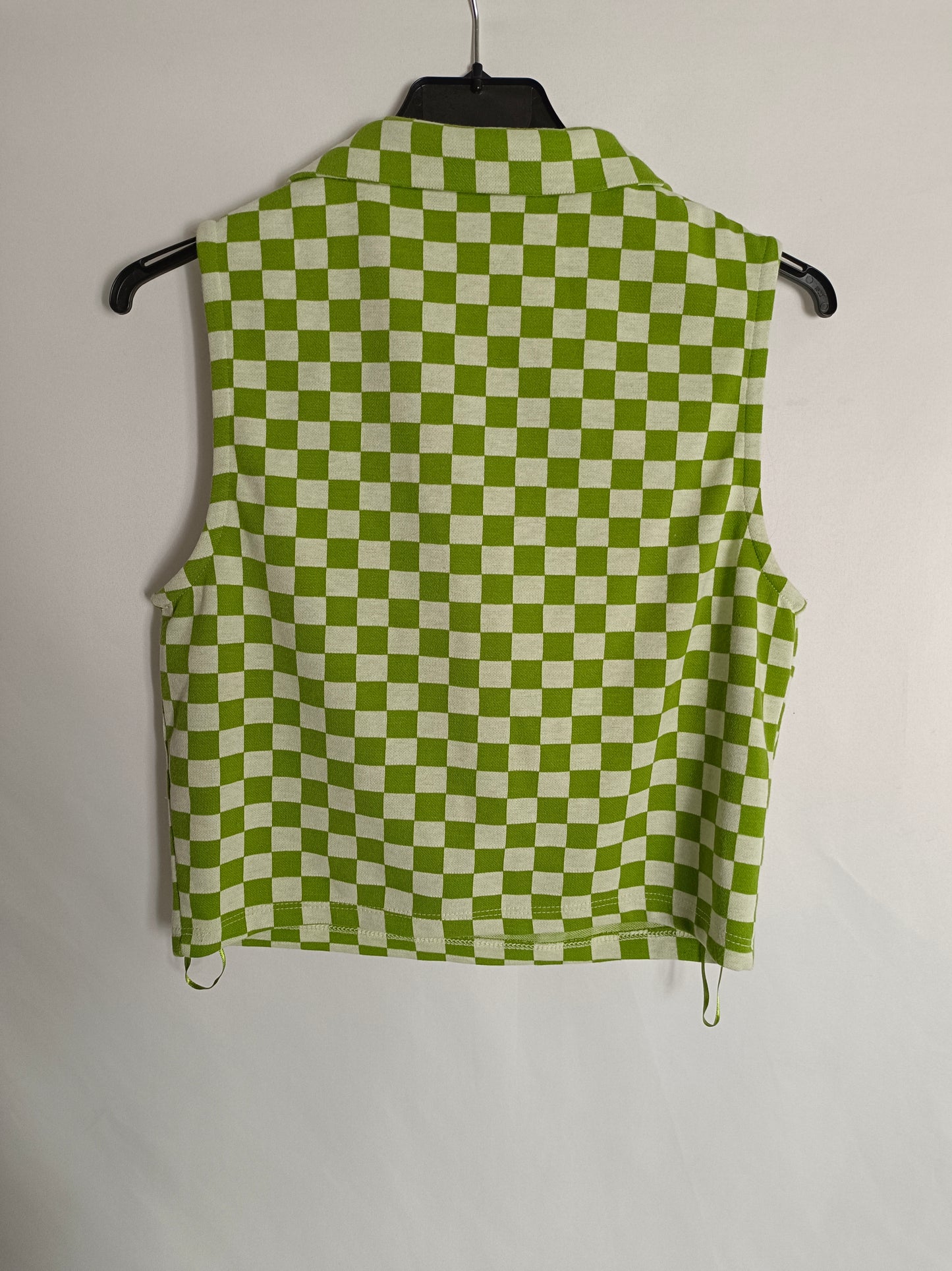 PRIMARK. Top verde cuadros T.s